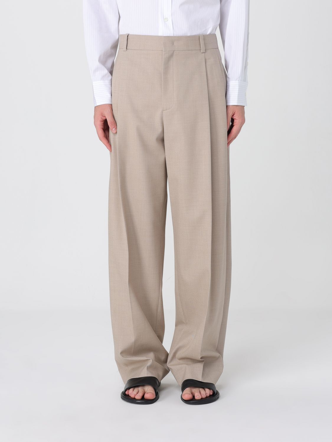 Recto Pants Men Color Beige In Neutral