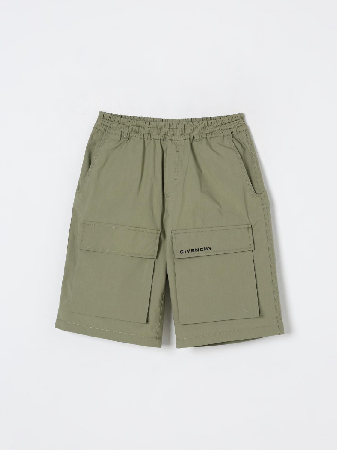 Givenchy Short Kids Color Green In Green