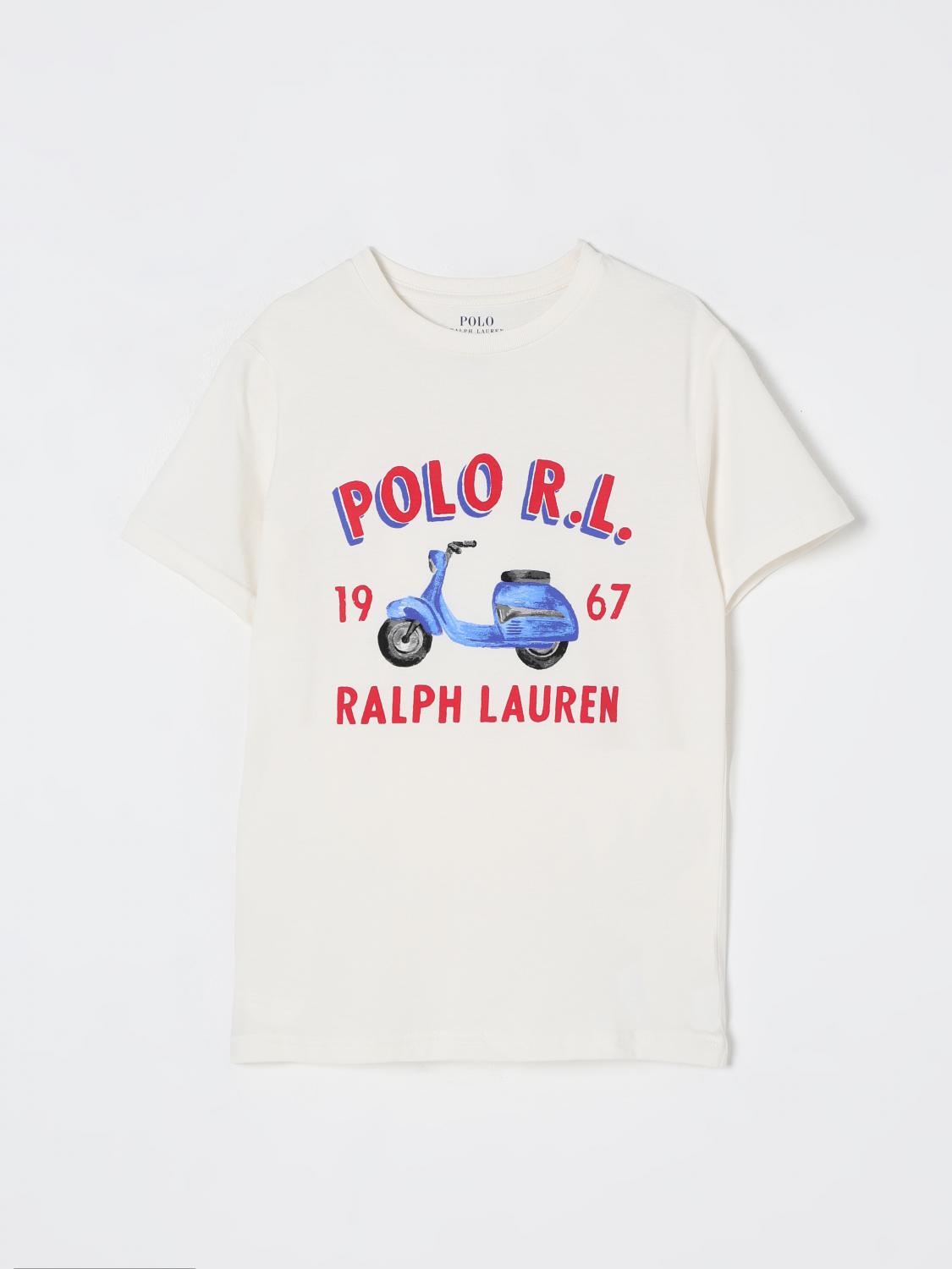 Polo Ralph Lauren T-shirt Kids Color White In White