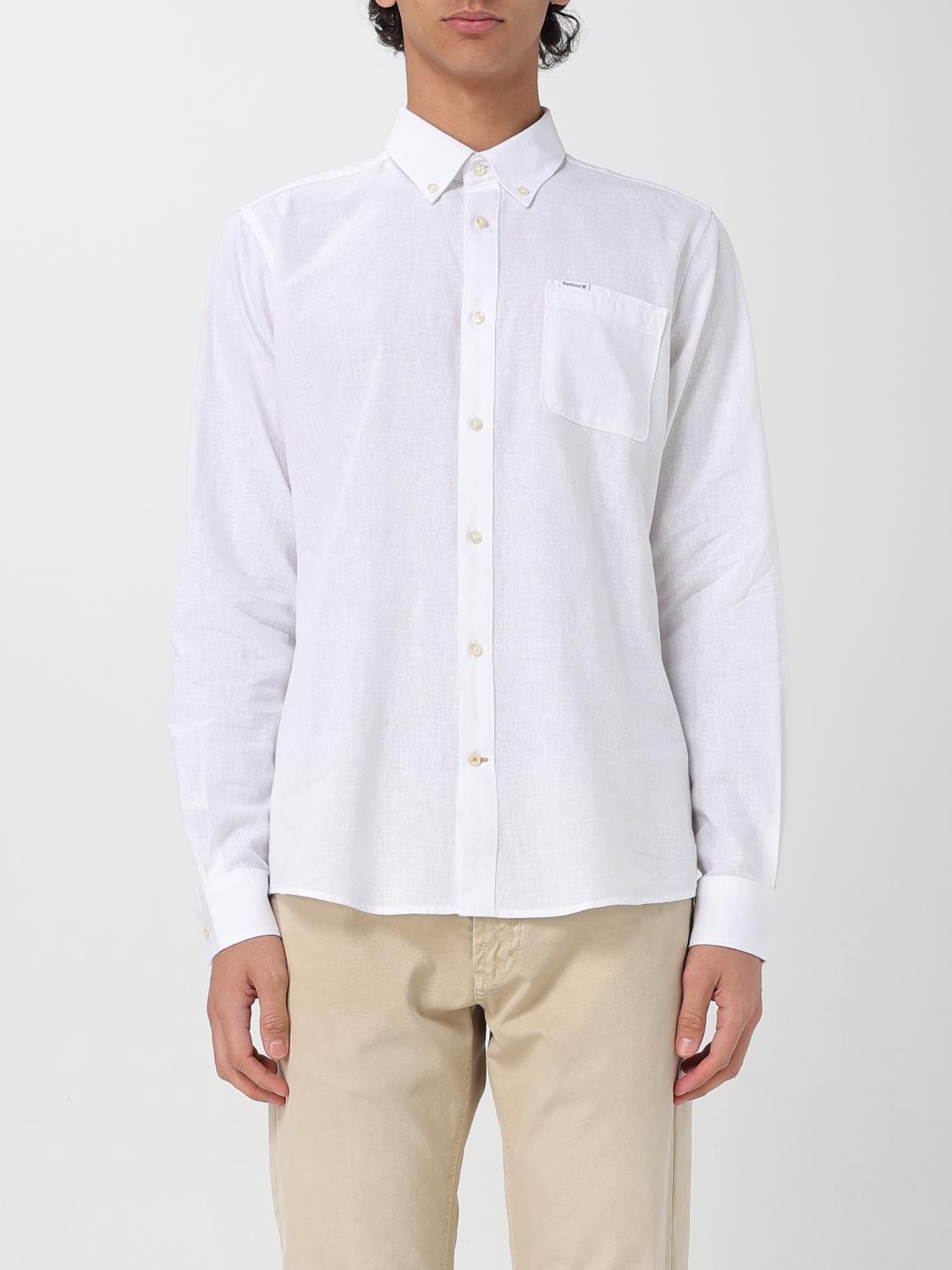 BARBOUR SHIRT BARBOUR MEN COLOR WHITE G74058001