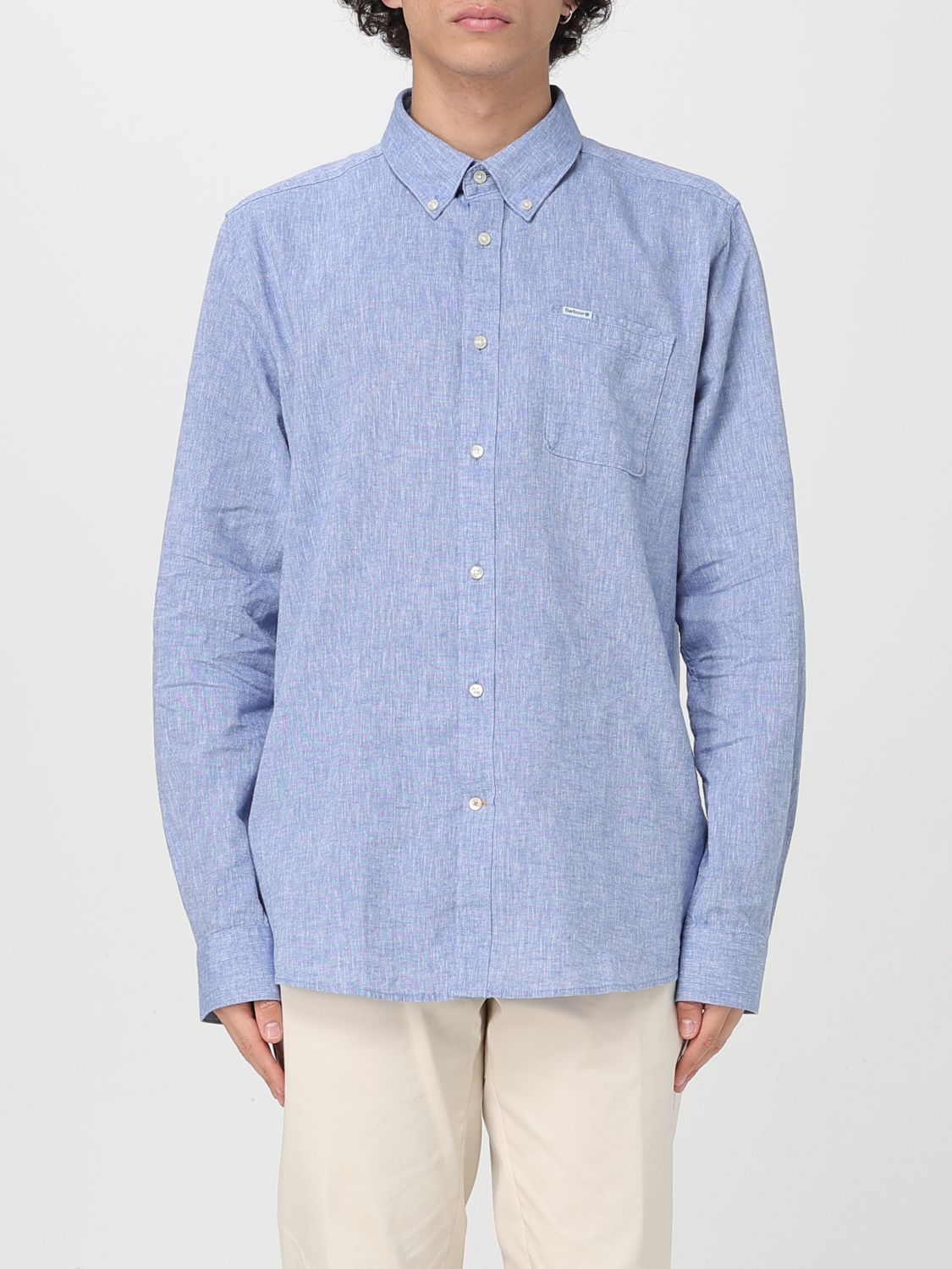 Barbour Shirt  Men Color Blue 1