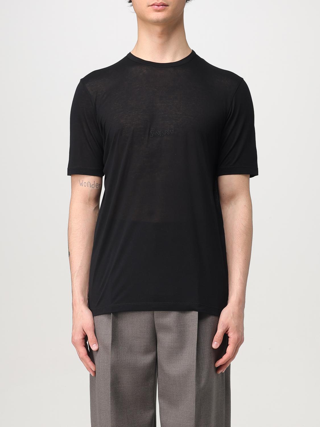 Saint Laurent T-shirt  Men Color Black In Black