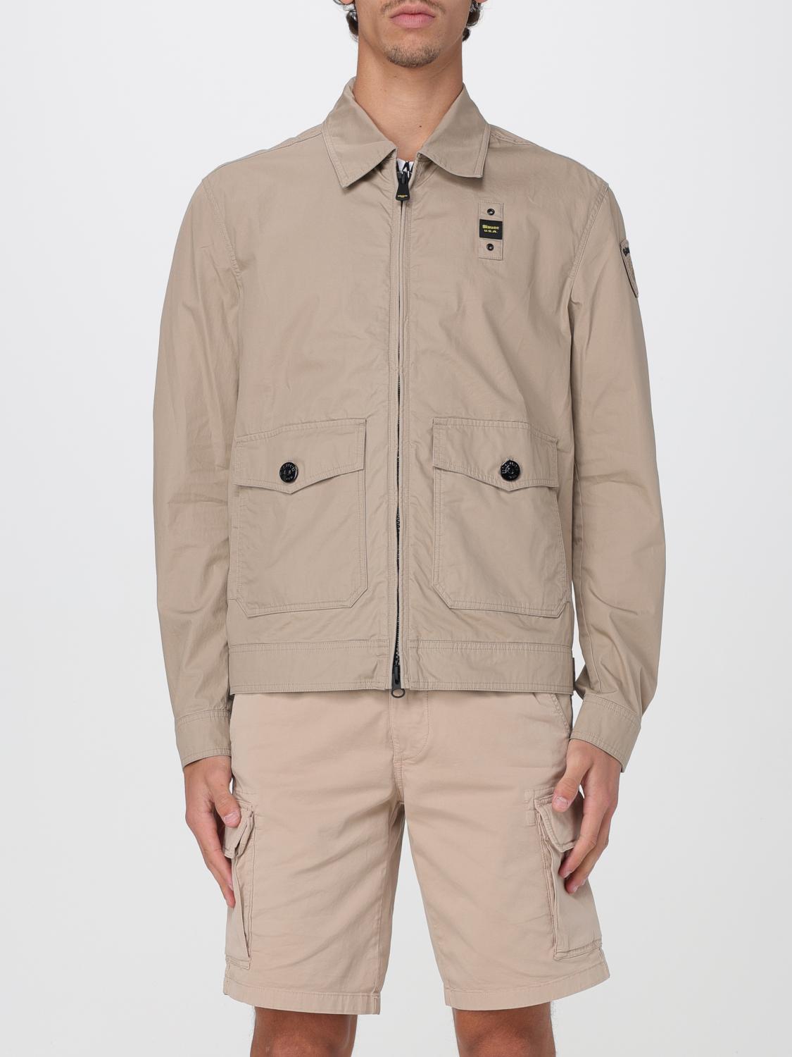 Blauer Jacket Men color Beige