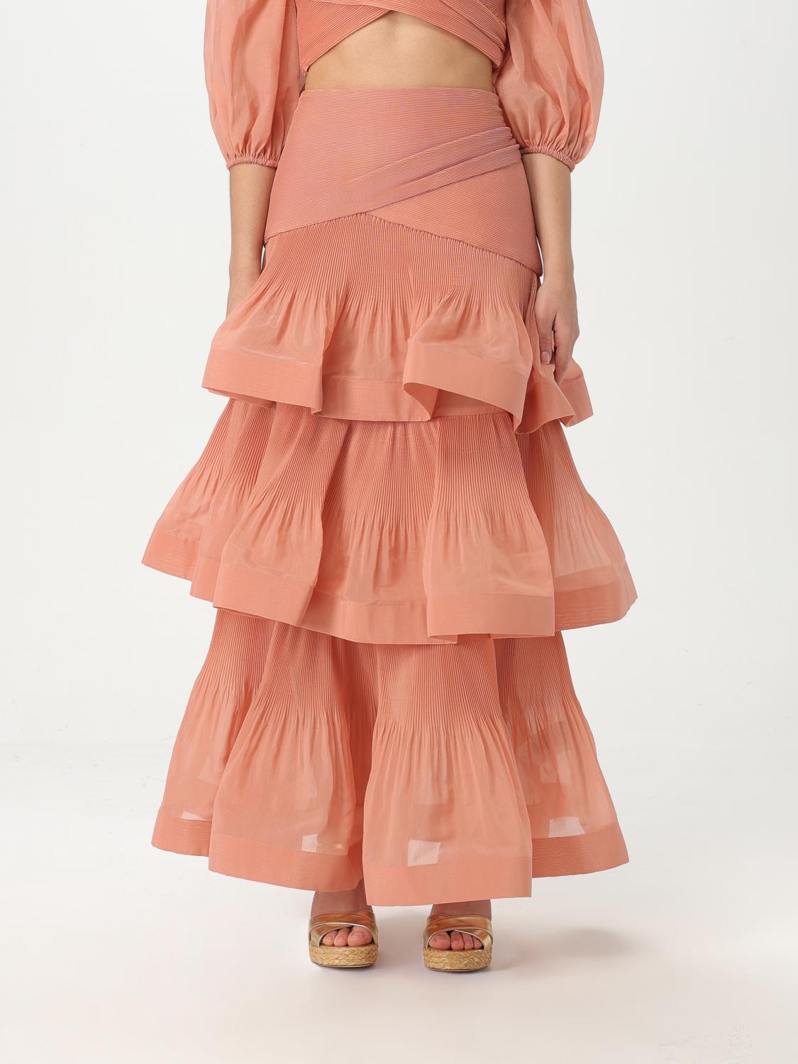 Zimmermann Rock Damen Farbe Peach In Peach