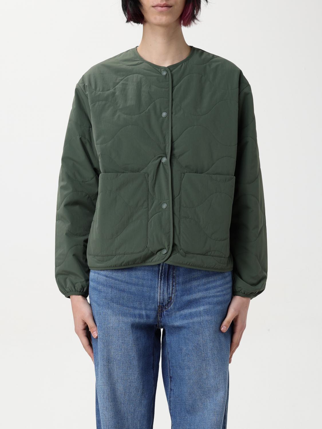 Save The Duck Quilted Green Jacket With Relaxed Silhouette In Green