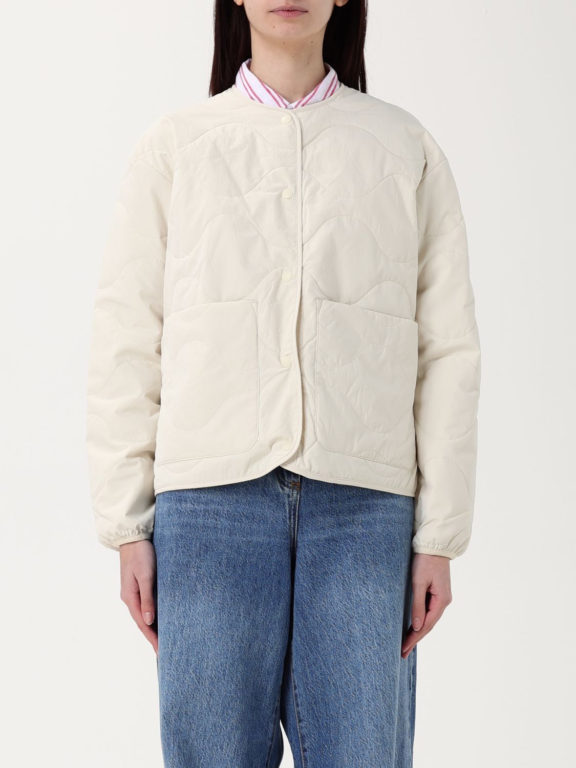 Save The Duck Jacket  Woman Colour Ecru