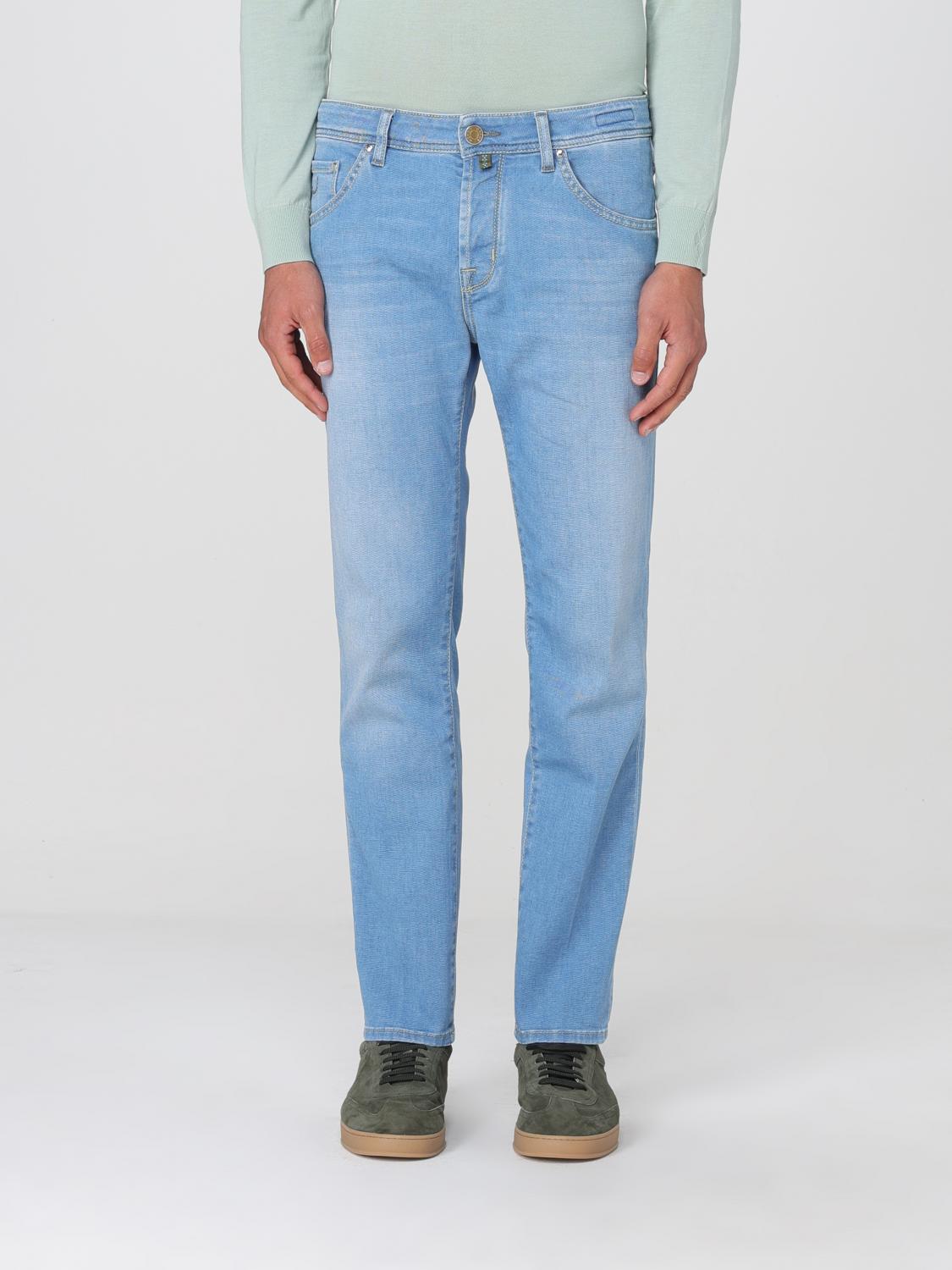 JACOB COHEN JEANS JACOB COHEN MEN COLOR GNAWED BLUE G74343011
