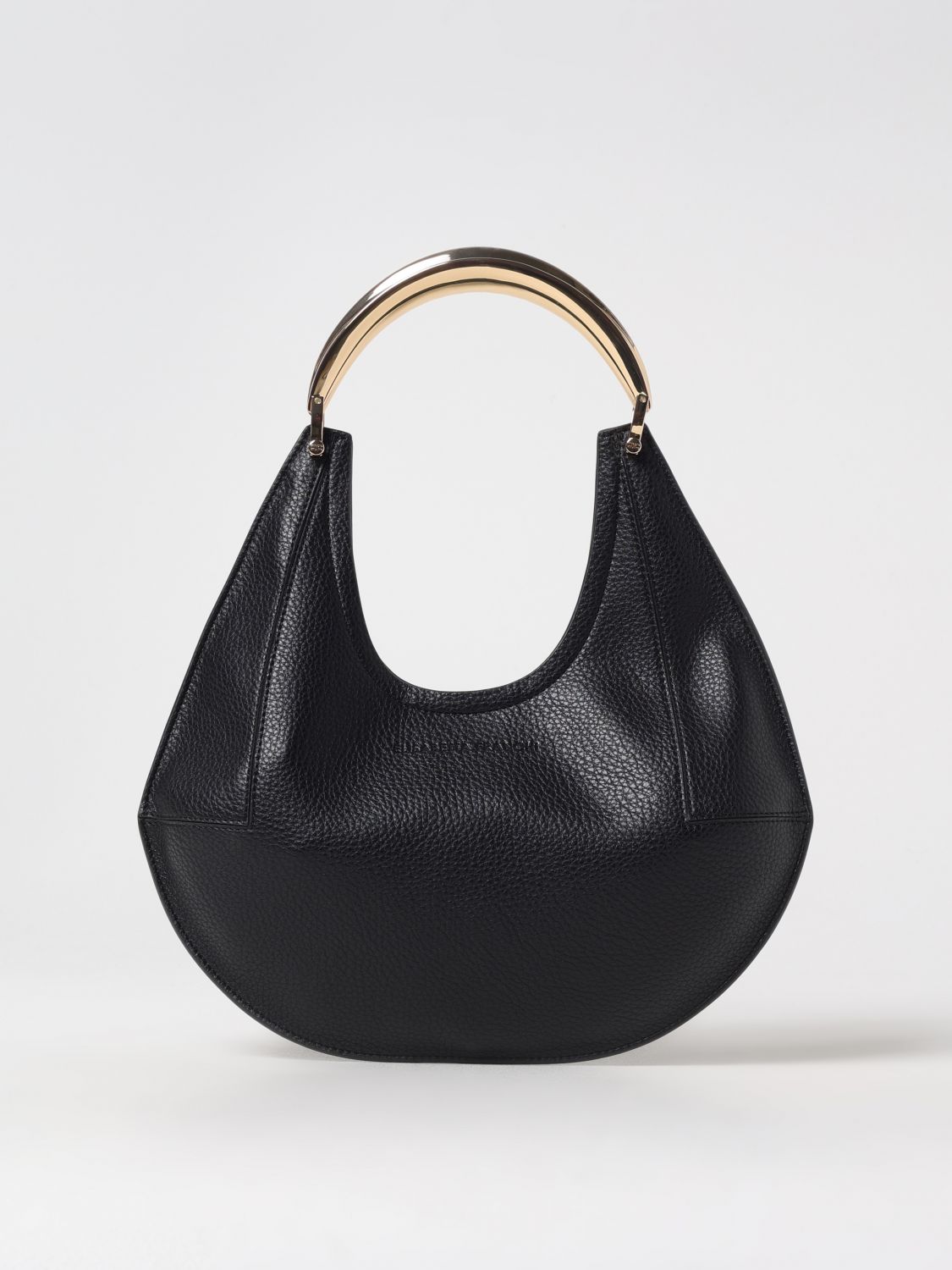 Elisabetta Franchi Small Jewel-handle Tote Bag In Black