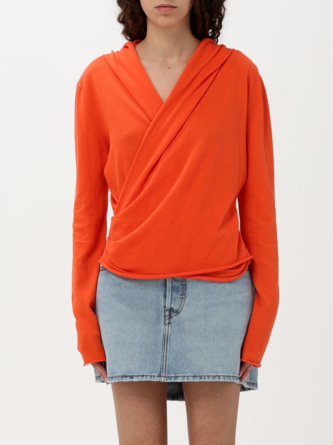 Add Orange Cotton Knitwear In Orange