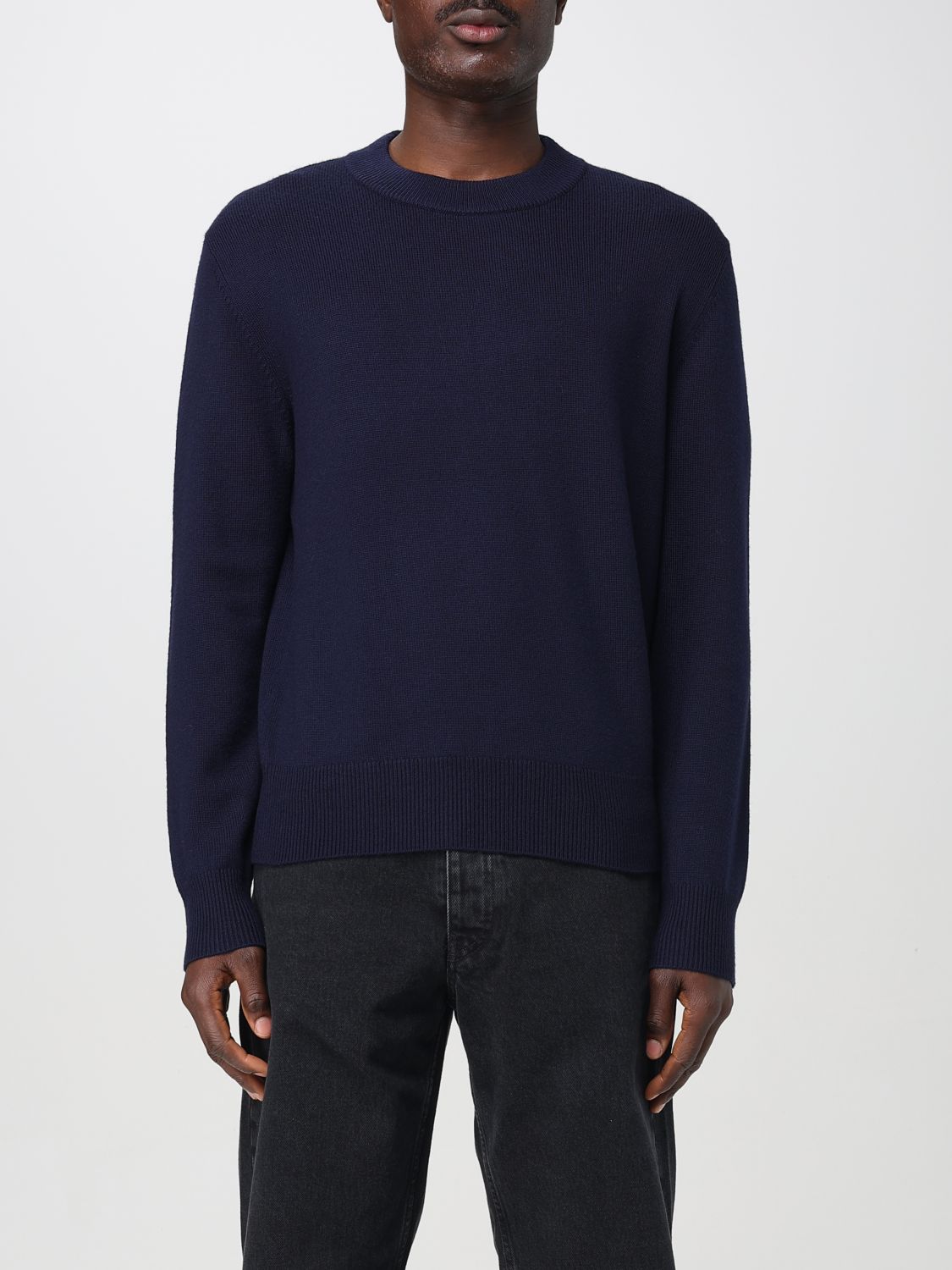 Sunflower Classic Merino Wool Sweater In ネイビー