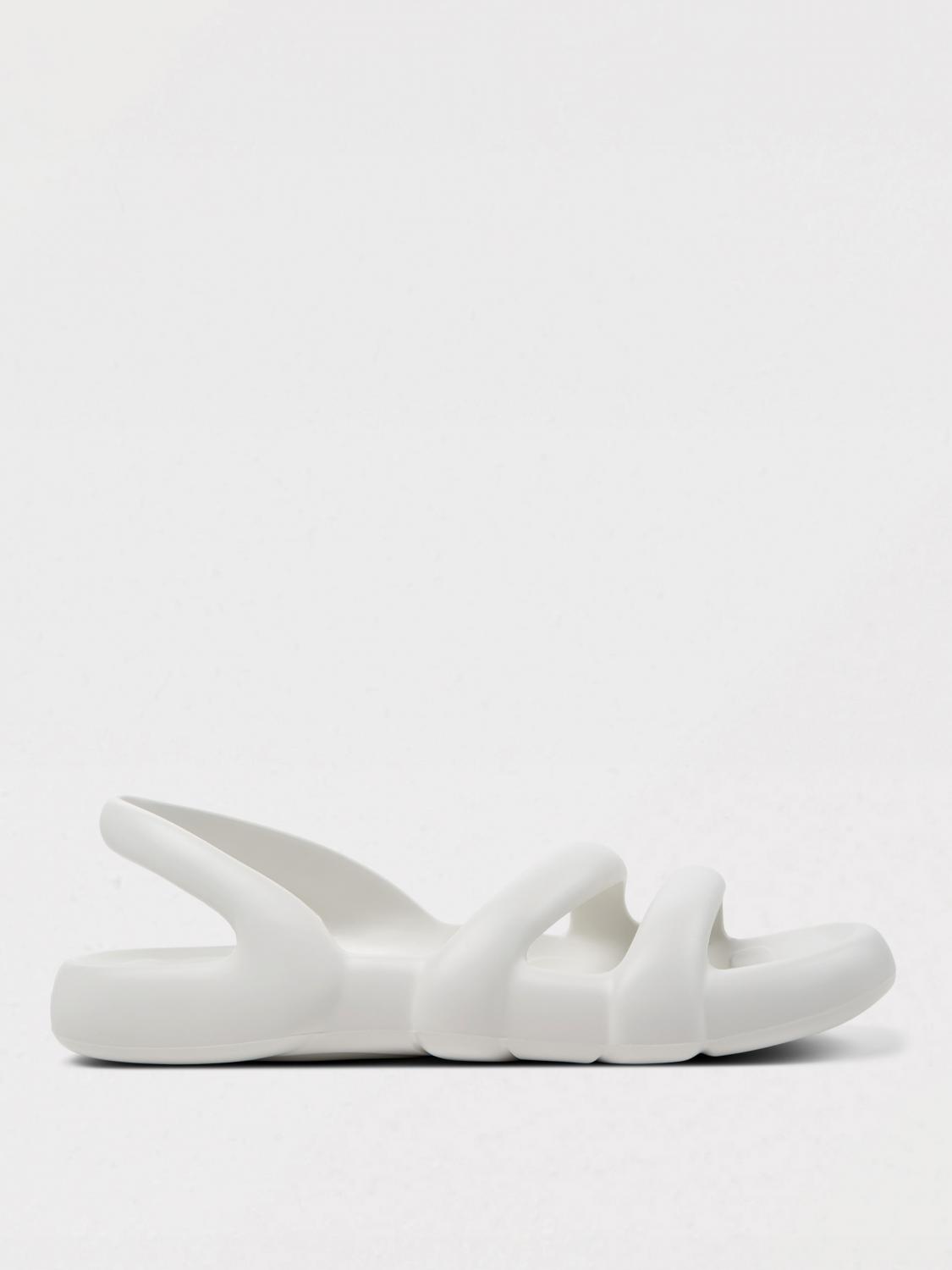 Camper Kobarah Flat Sandals In White