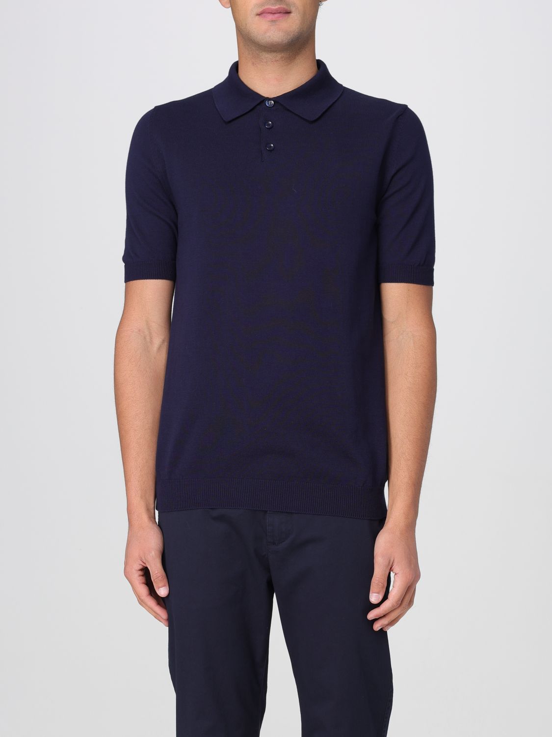 Add Polo Shirt Men Color Blue In Blue