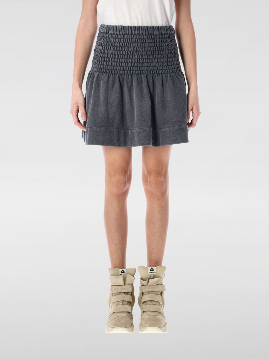 ISABEL MARANT ÉTOILE SKIRT ISABEL MARANT ETOILE WOMAN COLOR GREY G74516020