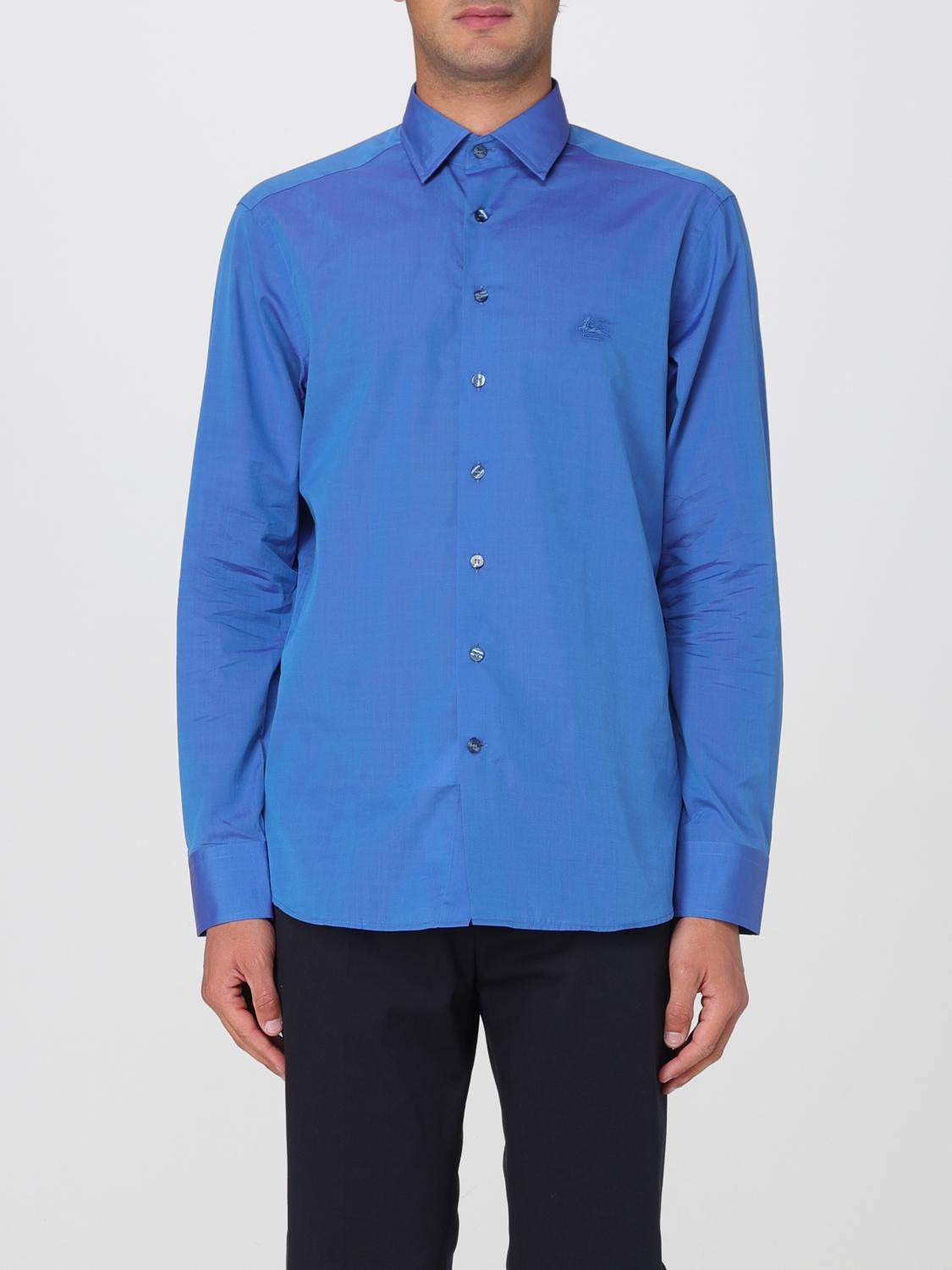 ETRO Shirt Men color Blue　エトロ シャツ メンズ カラー ブルー ETRO