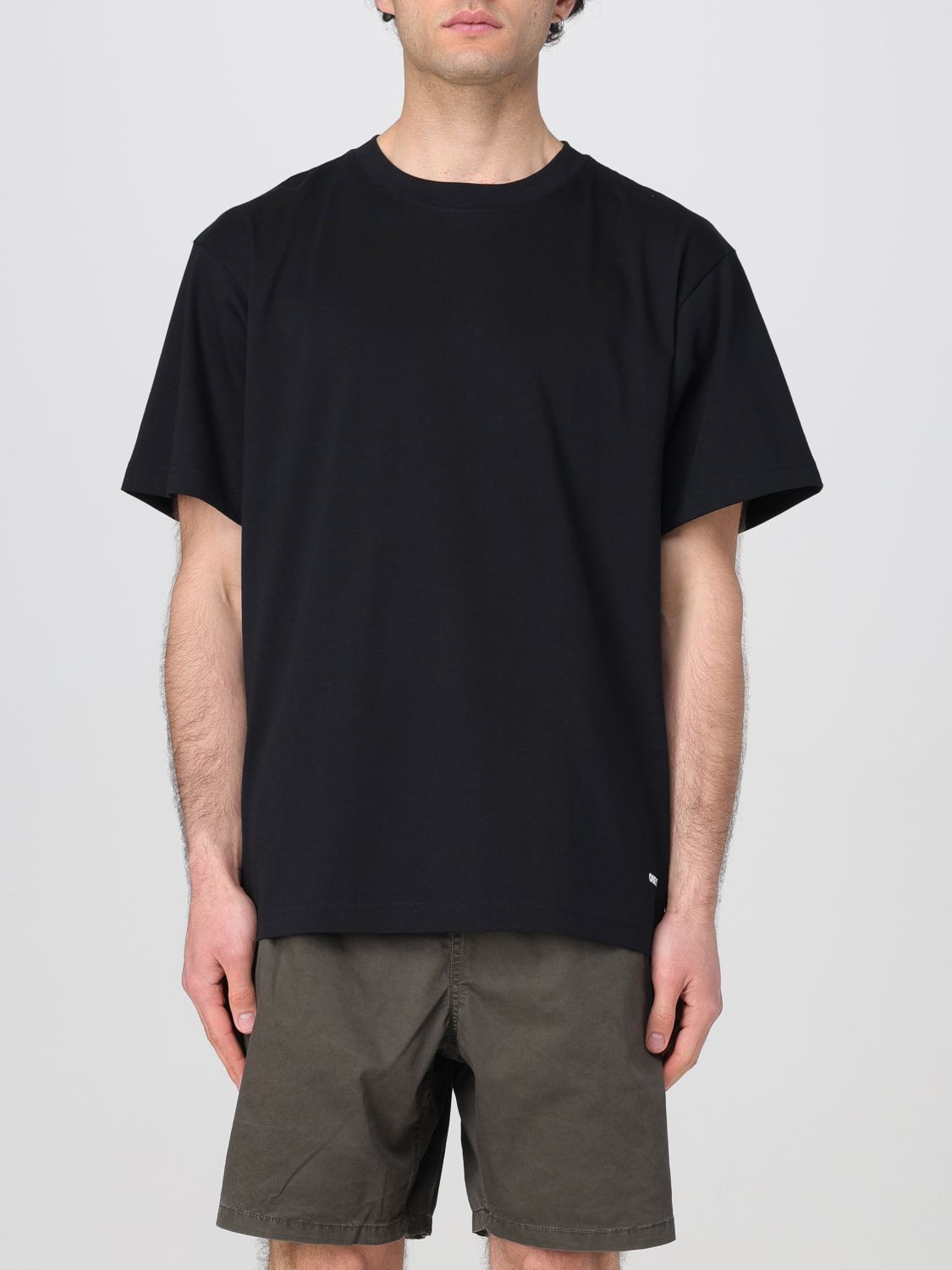 Shop Obey T-shirt Men Color Black