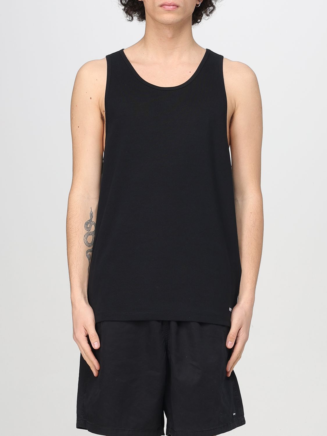 Shop Obey T-shirt Men Color Black