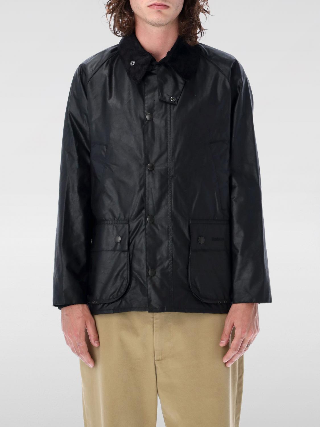Shop Barbour Jacket Men Color Black