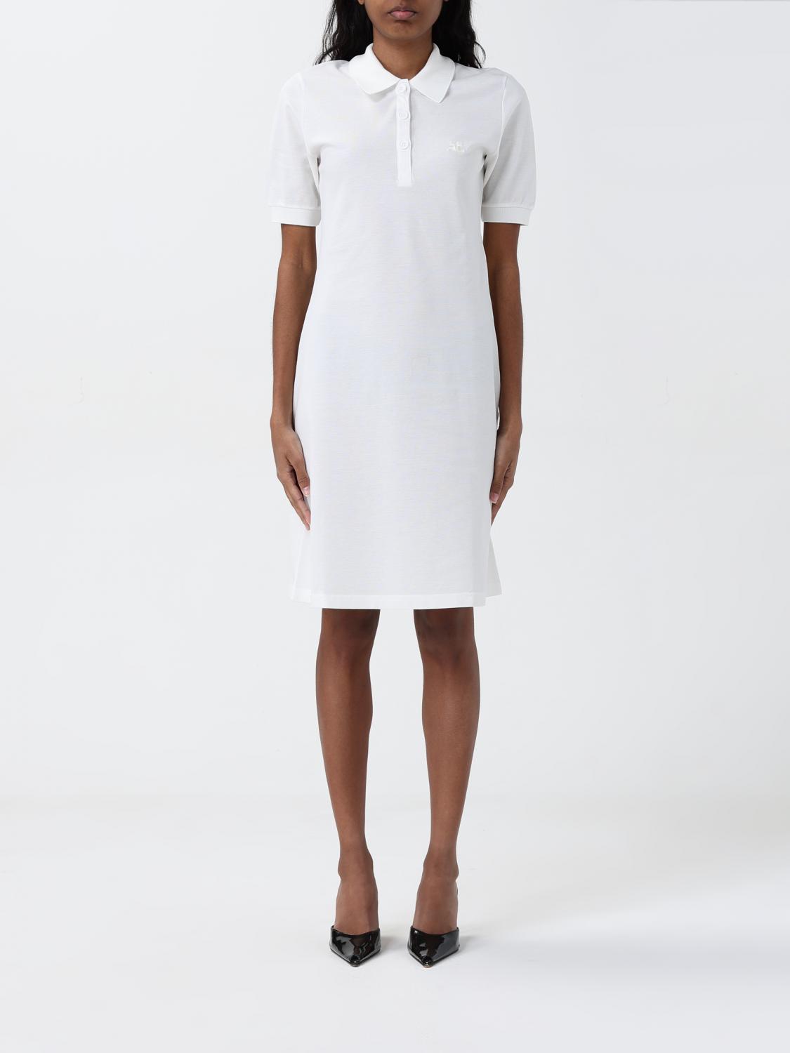 Shop Courrèges Dress Woman Color Beige