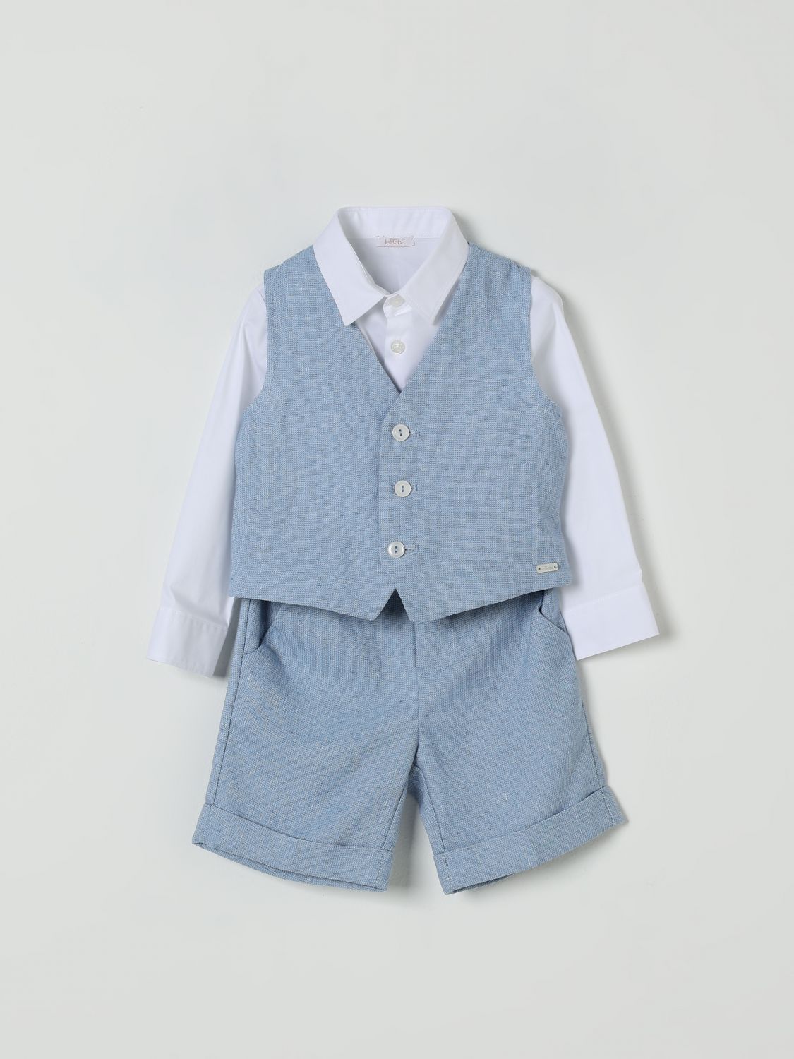 Le Bebé Babies' Jumpsuit Le Bebe' Kids Color Sky Blue