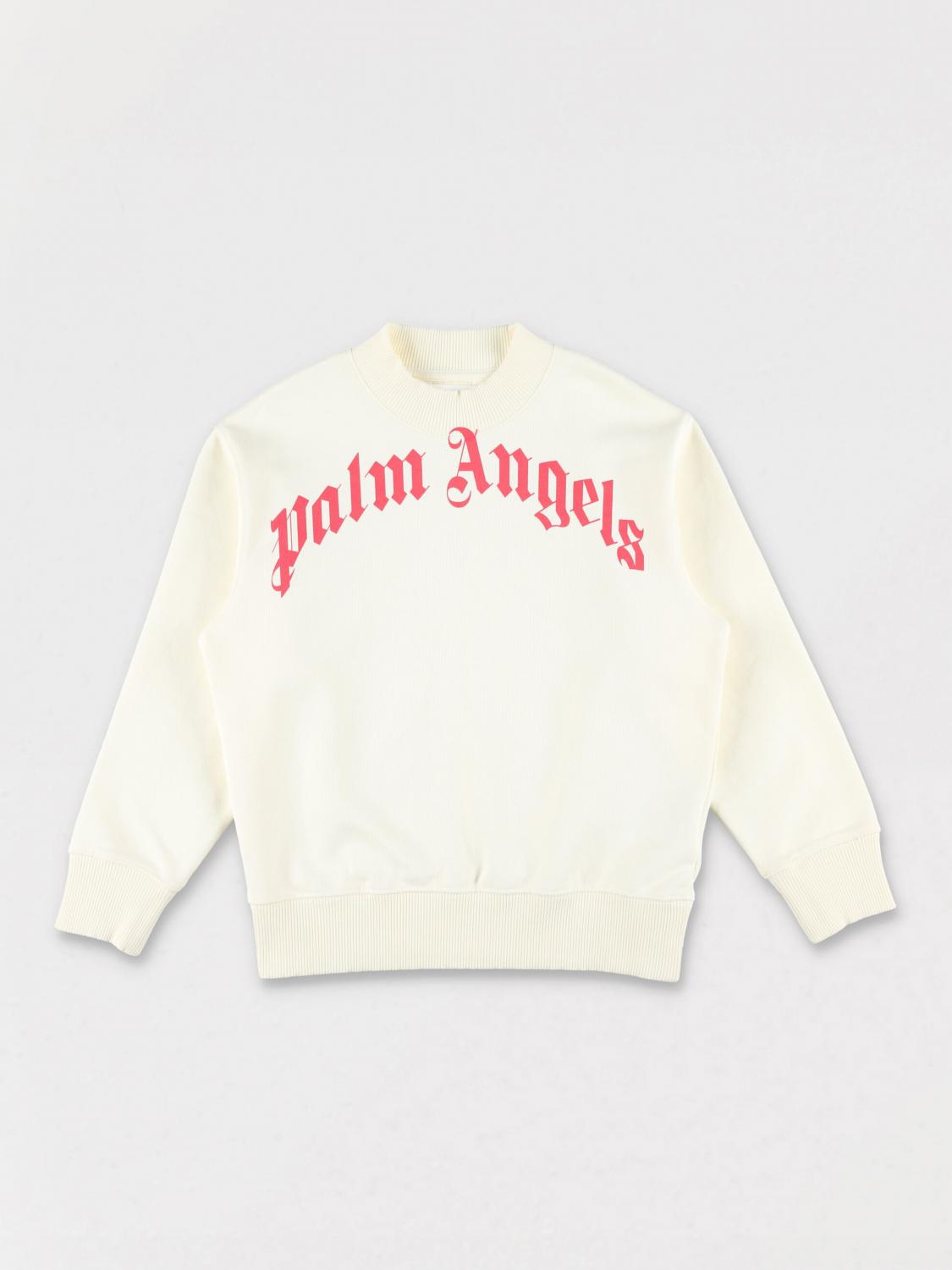 Palm Angels Sweater Kids Color Butter In Butter