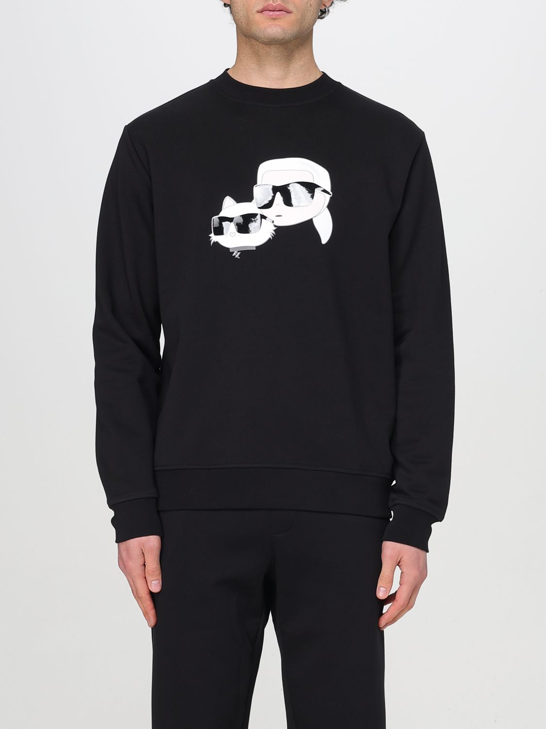 Karl Lagerfeld Sweatshirt Men Color Black In Black