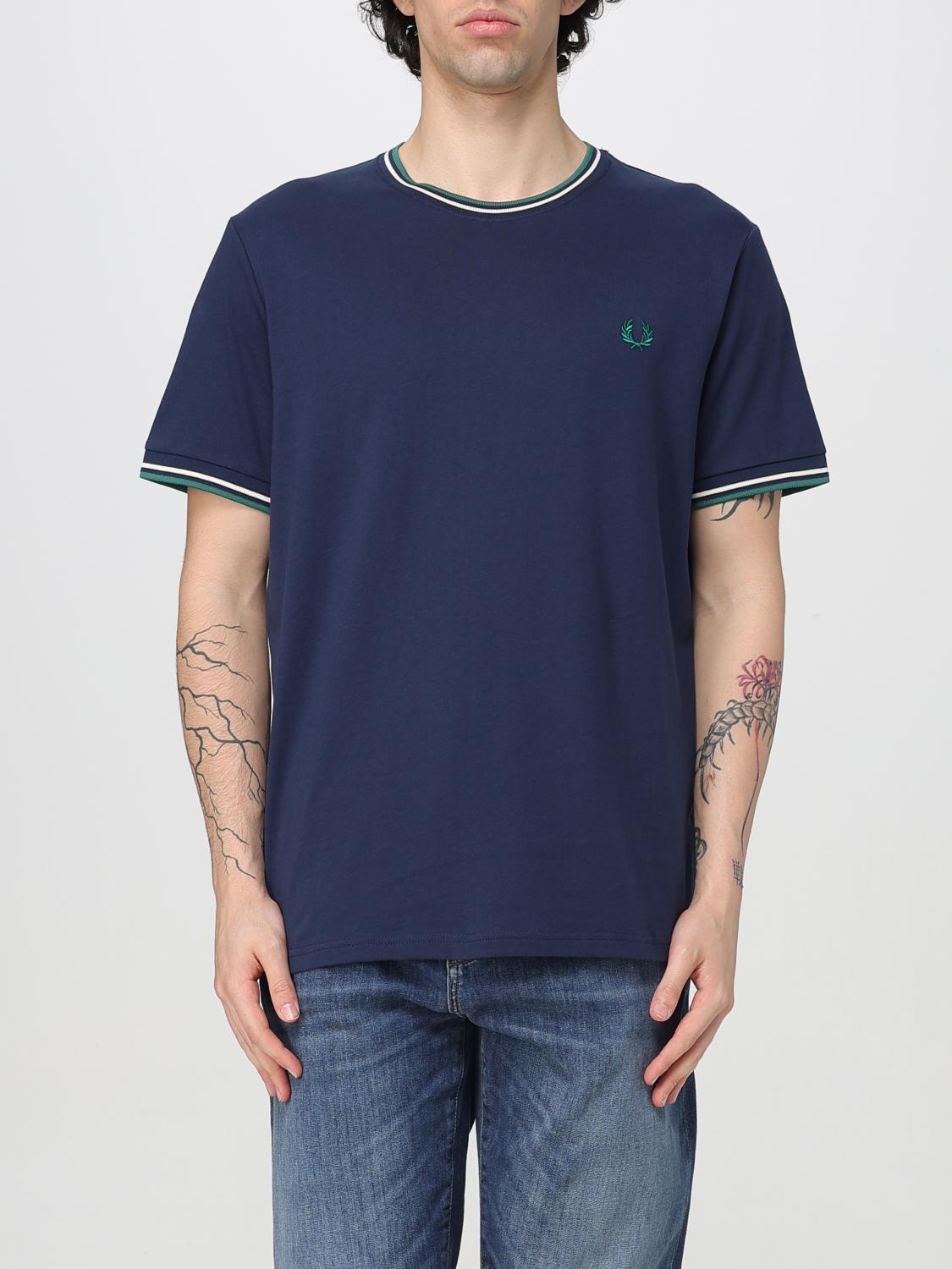Fred Perry T-shirt  Herren Farbe Blau In Blau