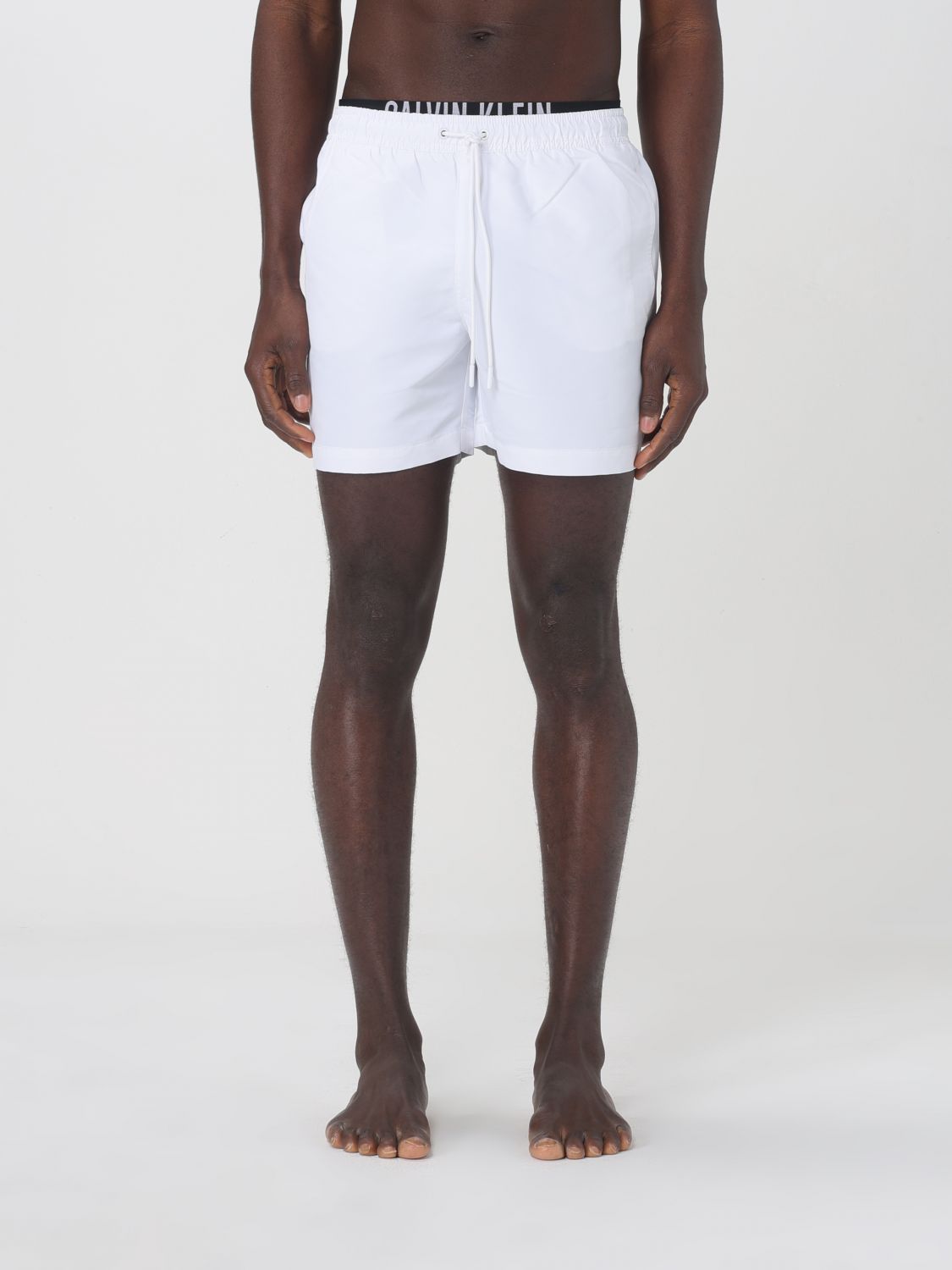 Shop Calvin Klein Swimsuit Men Color White
