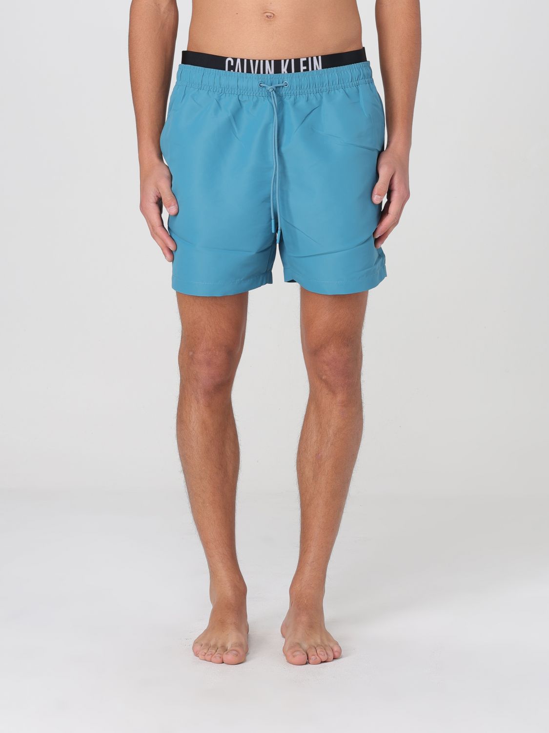 Shop Calvin Klein Swimsuit Men Color Blue 1