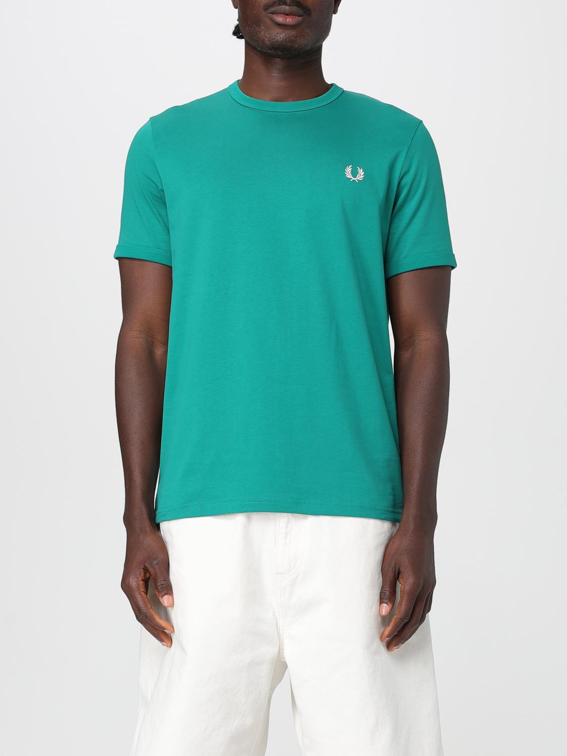 Fred Perry T-shirt  Men Color Acid Green