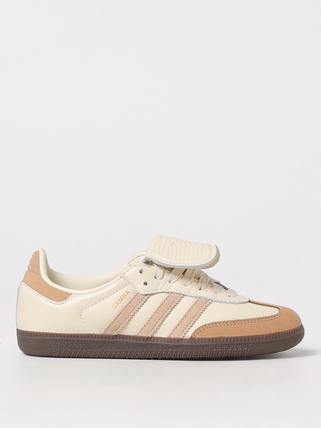 Adidas Originals Woman Sneakers Beige Size 6 Leather In White