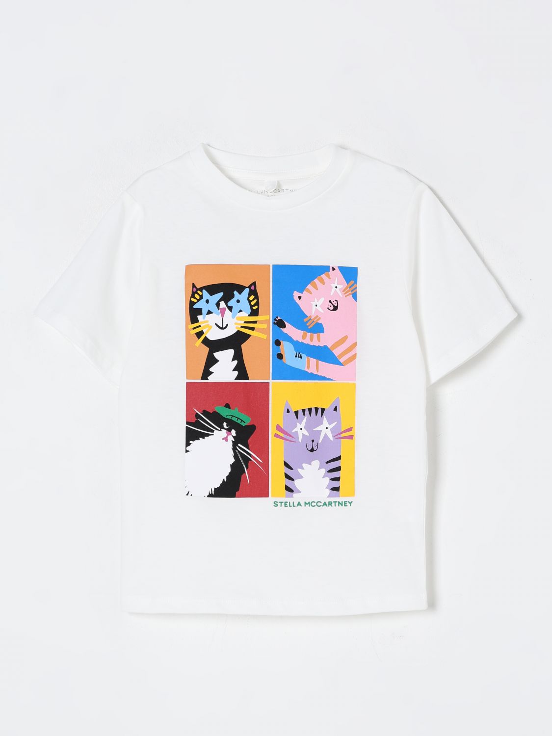 Shop Stella Mccartney T-shirt Kids Kids Color White