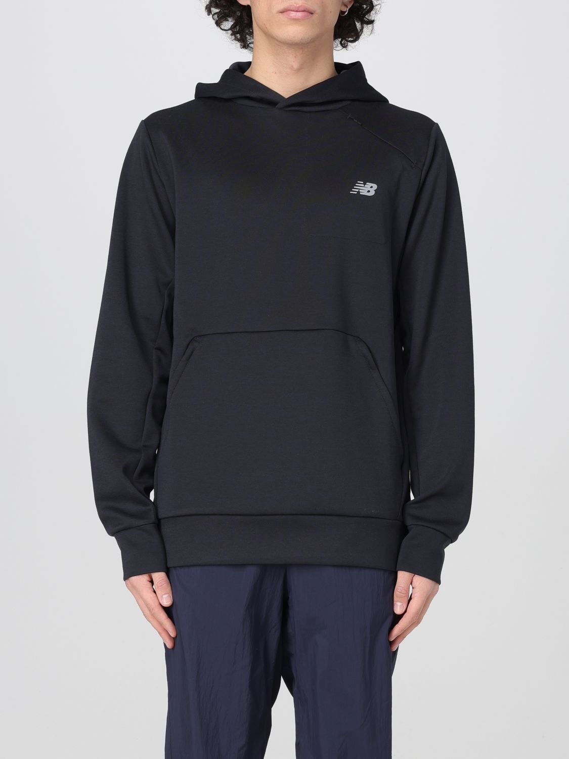 NEW BALANCE SWEATSHIRT NEW BALANCE MEN COLOR BLACK G74852002