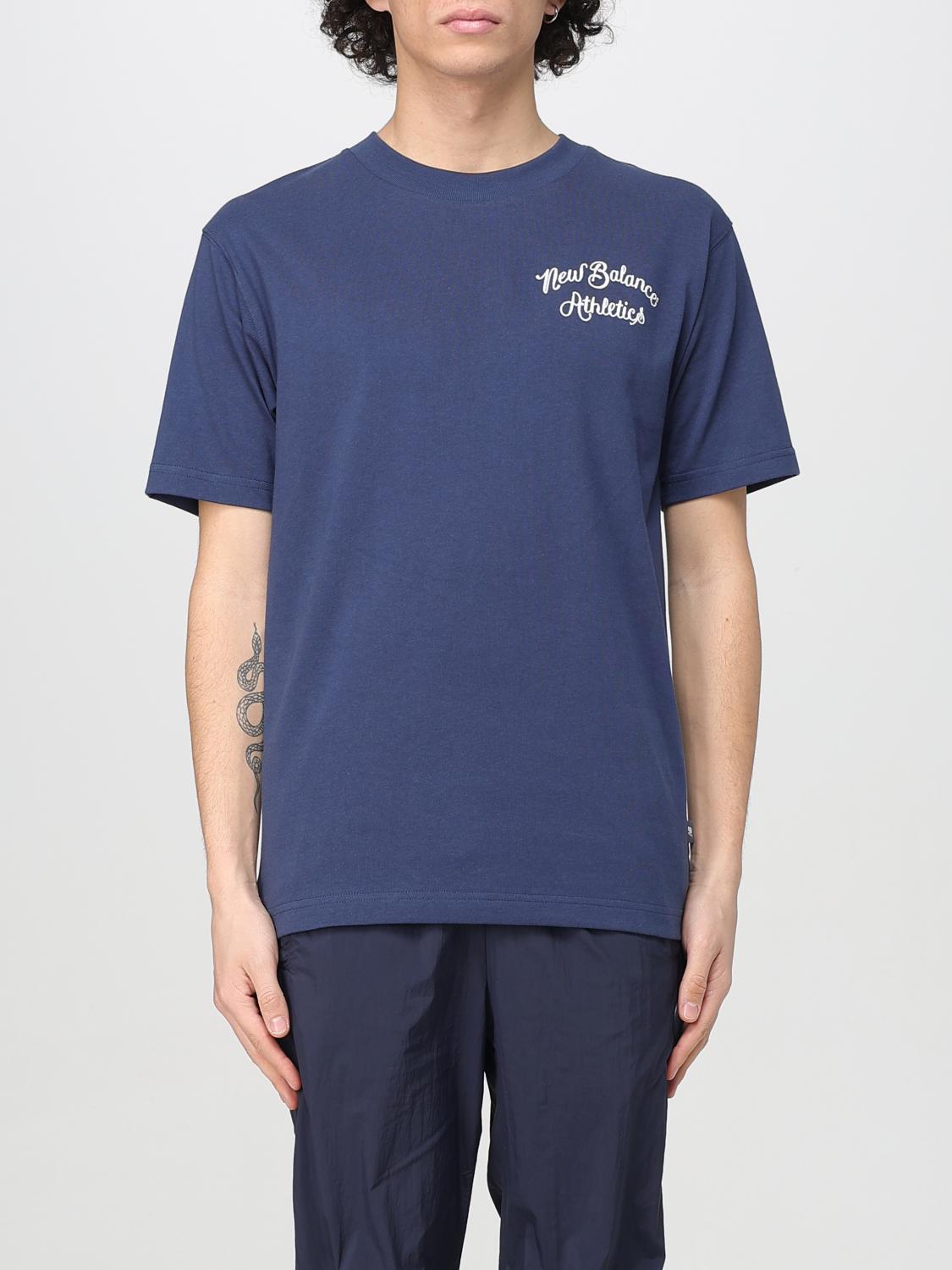 NEW BALANCE T-SHIRT NEW BALANCE MEN COLOR NAVY G74901045