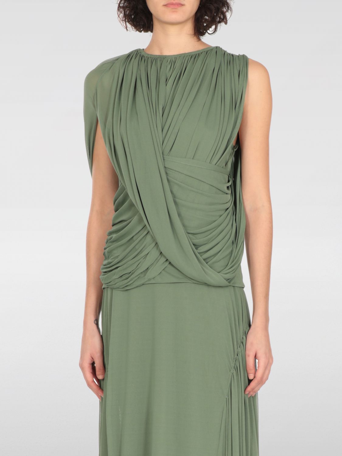Lanvin Viscose And Silk Top