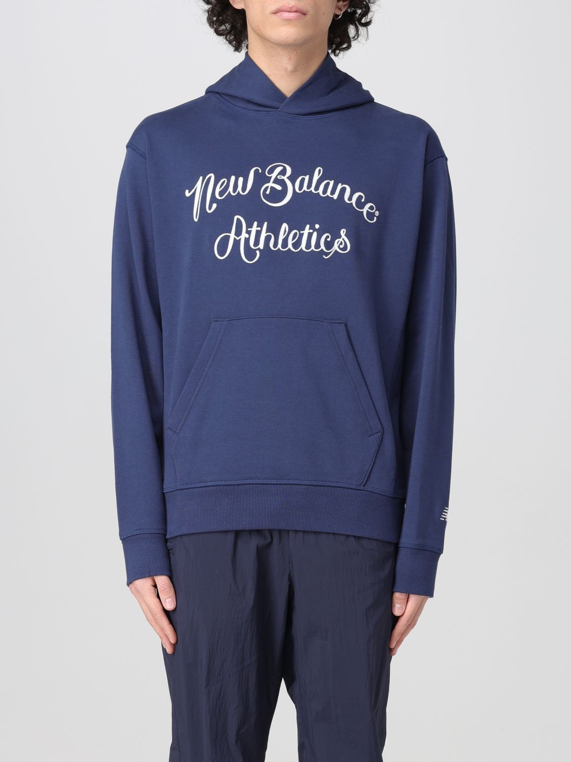 NEW BALANCE SWEATSHIRT NEW BALANCE MEN COLOR NAVY G74909045