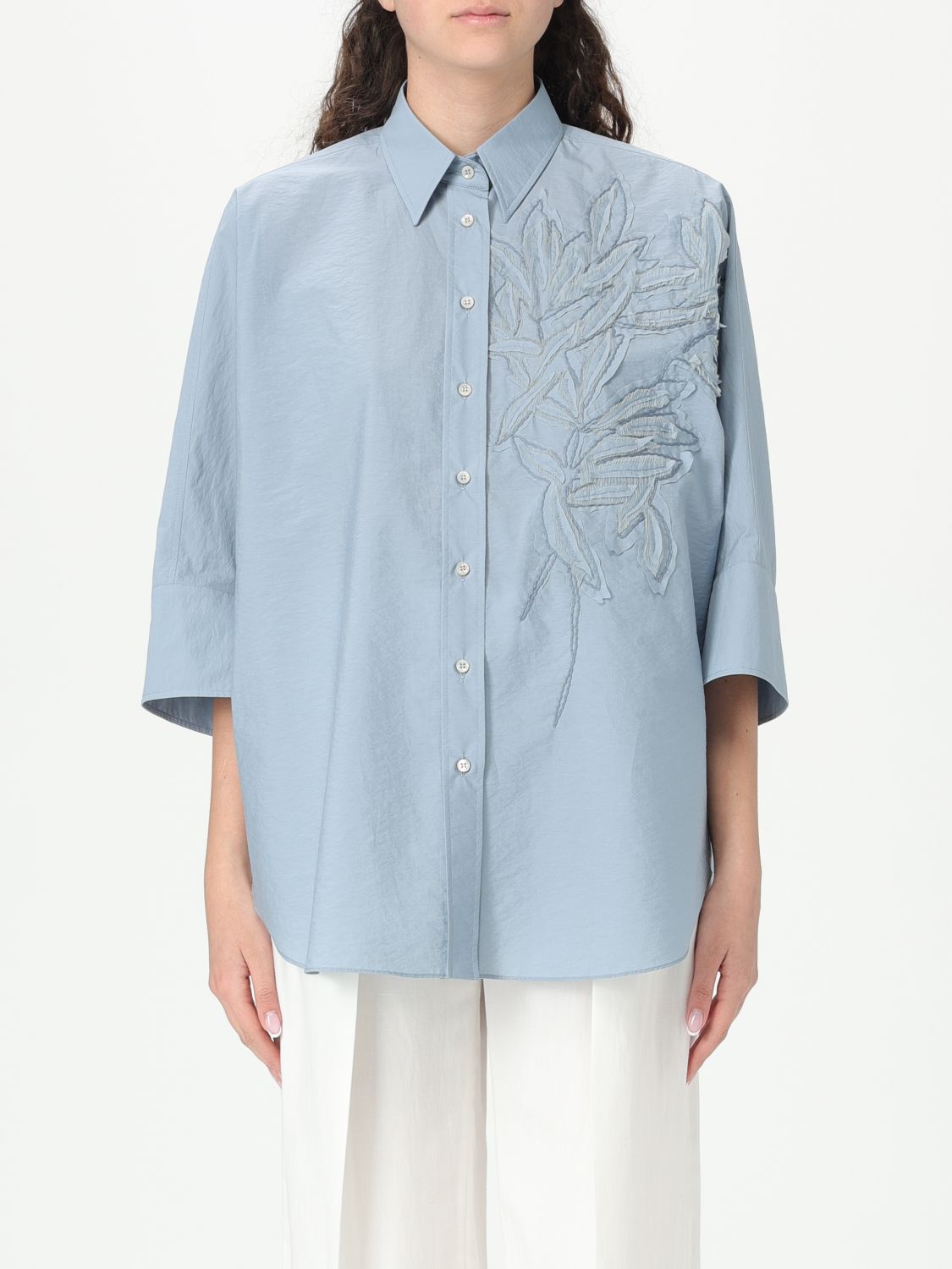 Brunello Cucinelli Shirt  Woman Color Grey
