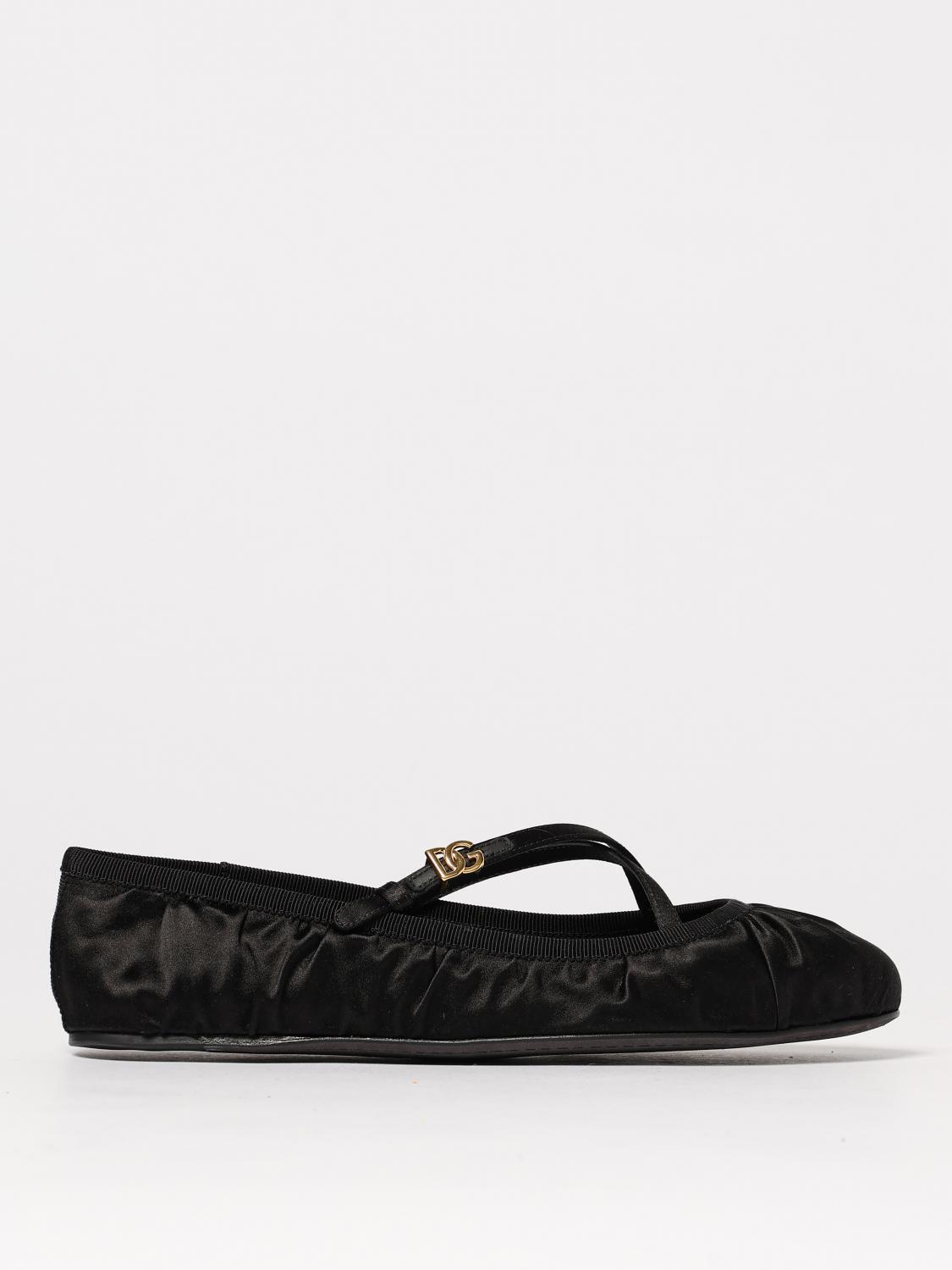Dolce & Gabbana Ballet Flats Woman Color Black In Black