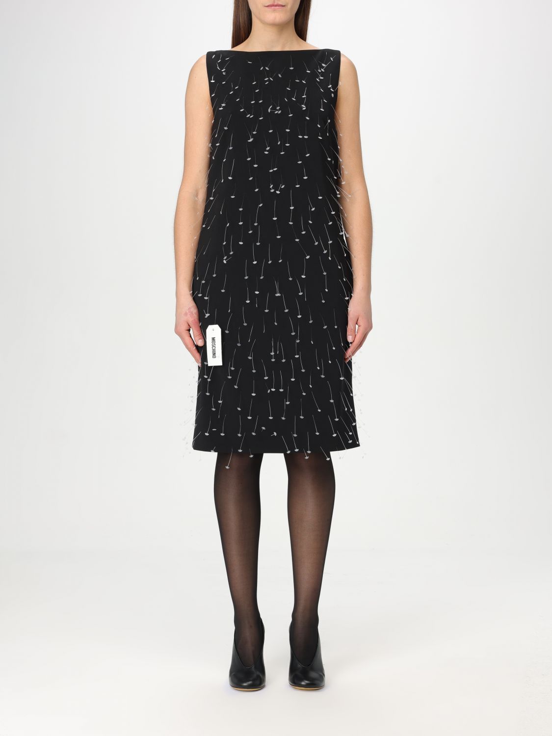 Moschino Dress  Couture Woman Color Black In Black