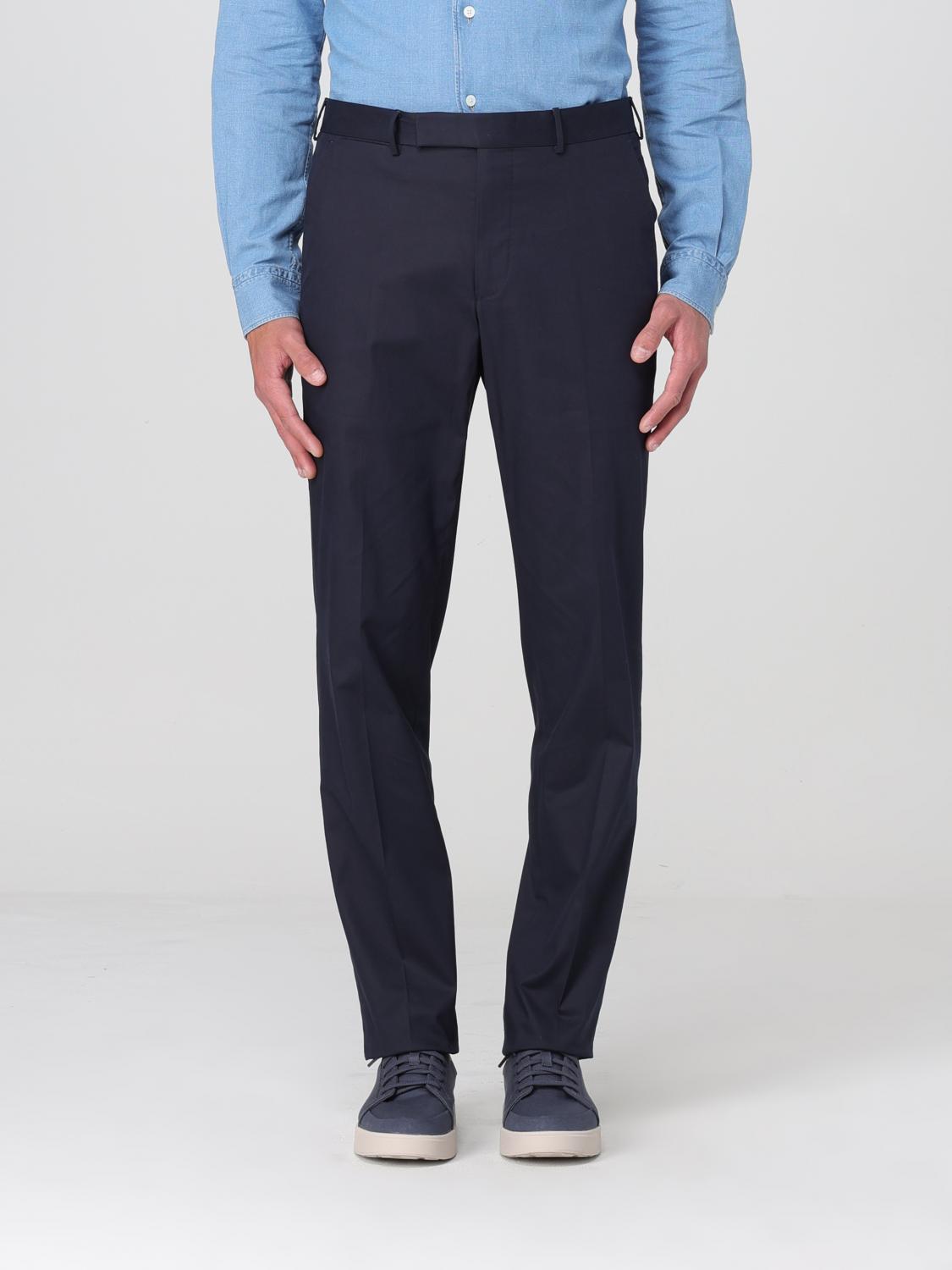 Zegna Pants Men Color Grey In Black