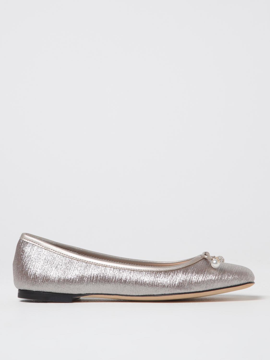 Jimmy Choo Ballet Flats  Woman Color Pink In White