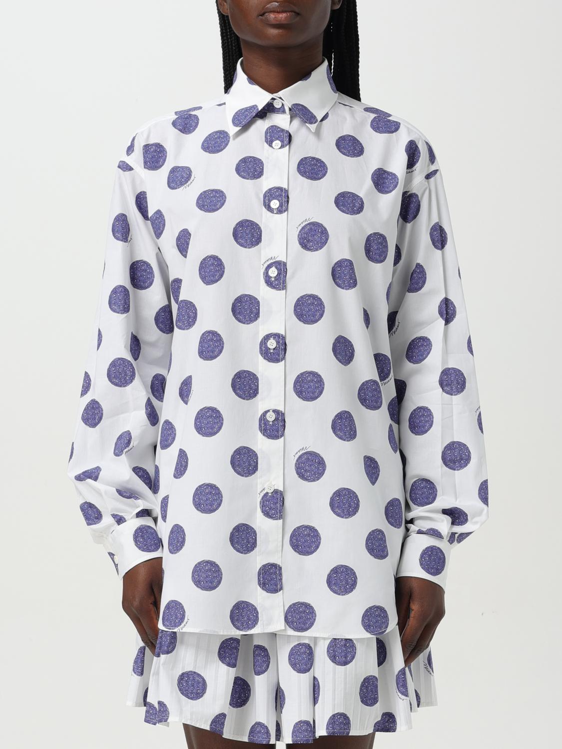 Moschino Shirt  Couture Woman Color White In White