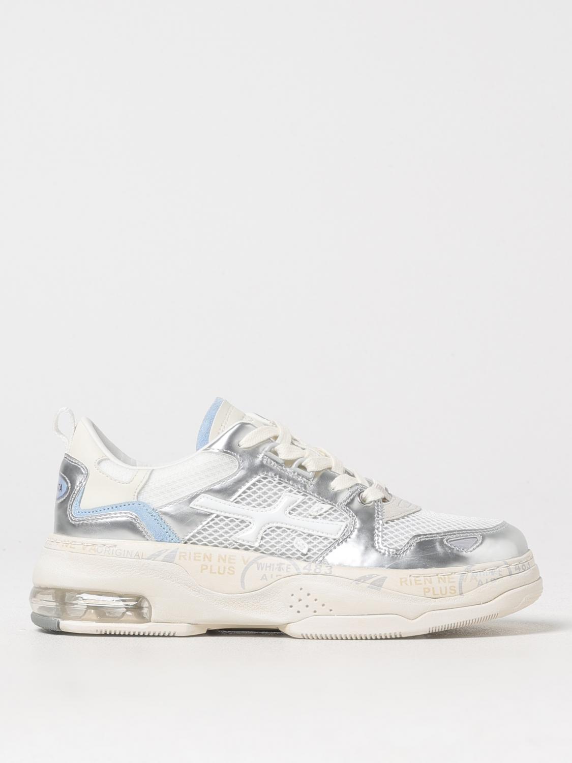 Premiata Sneakers Woman Color Silver In Silver
