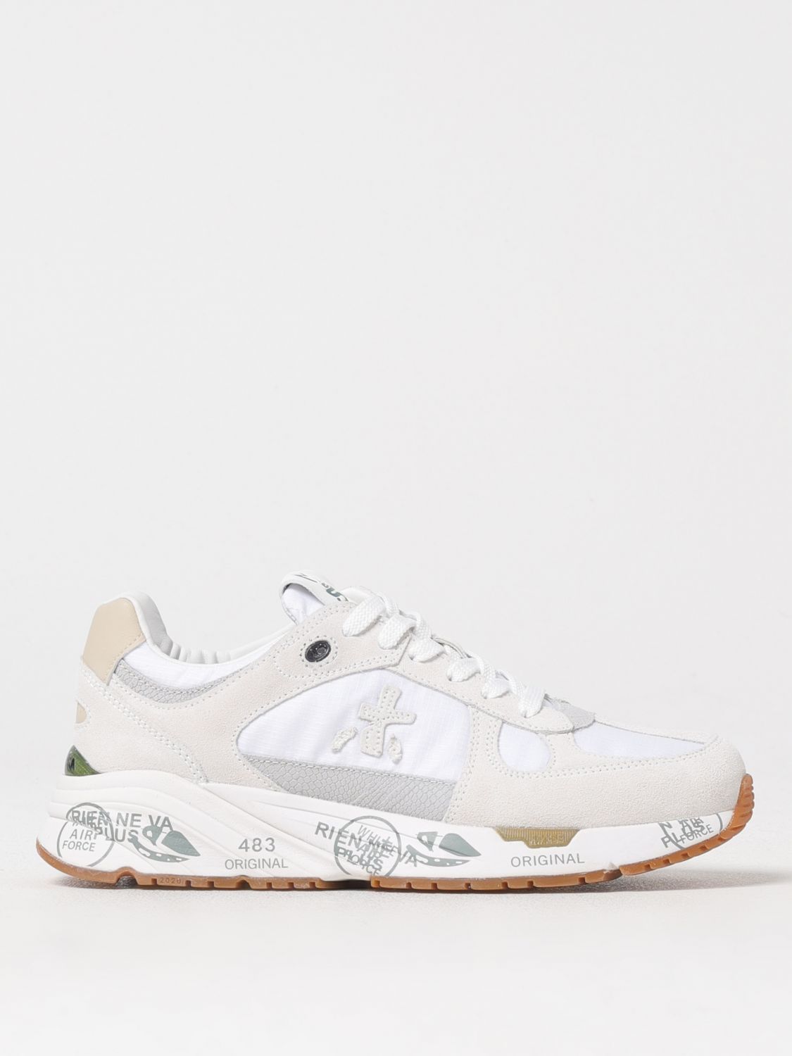 Shop Premiata Sneakers Woman Color Grey