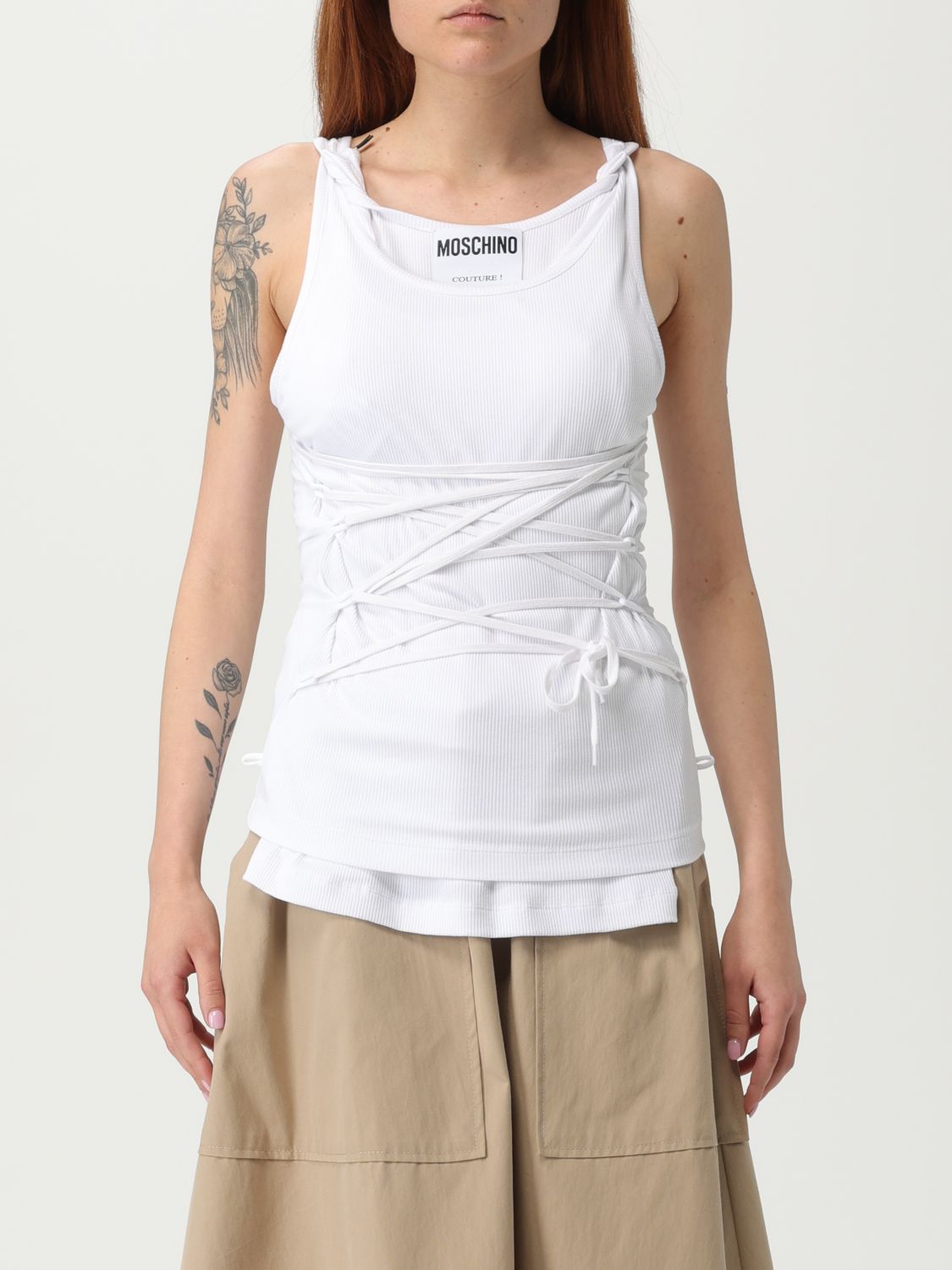 T-Shirt MOSCHINO COUTURE Woman color White