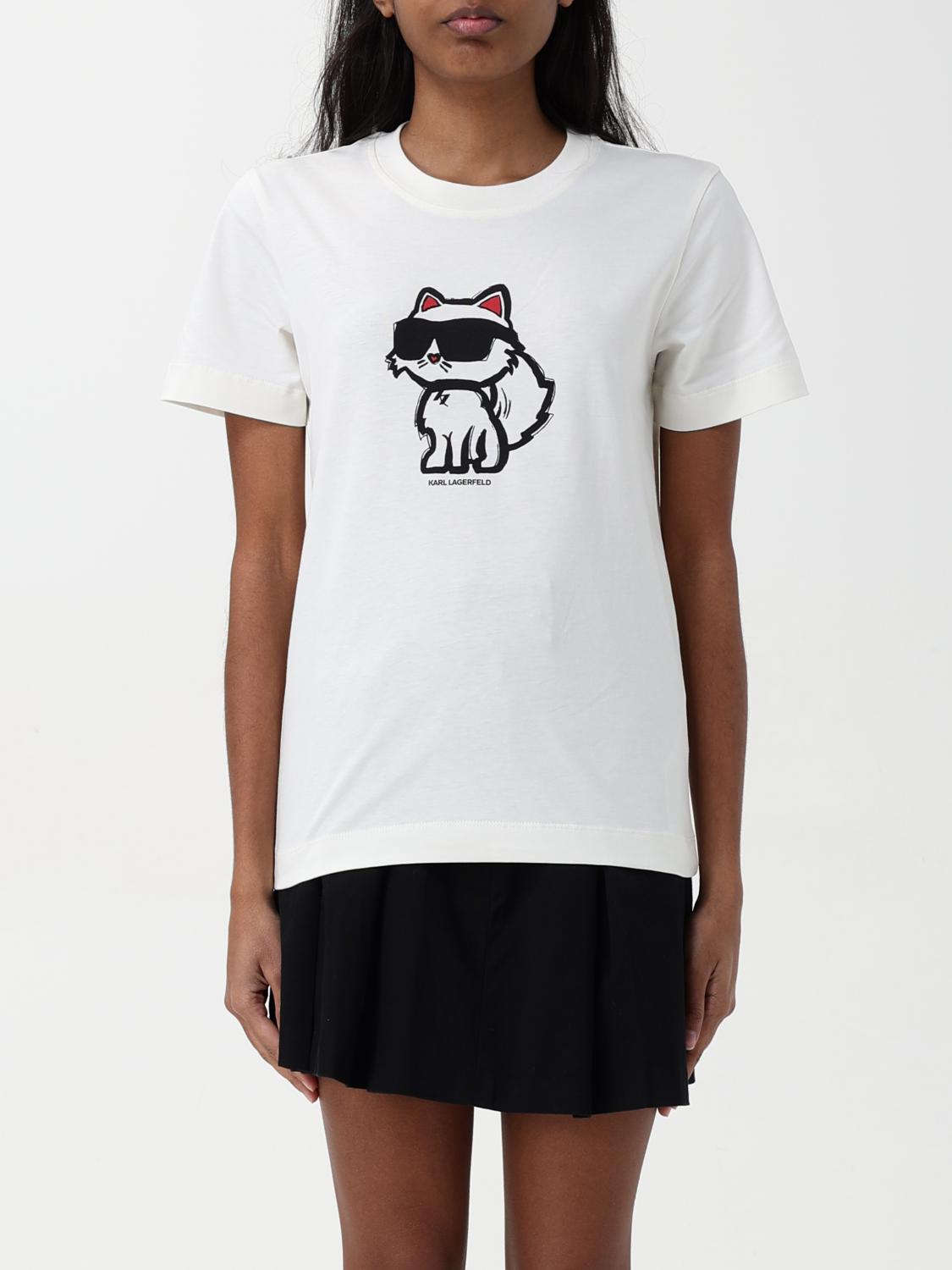 Karl Lagerfeld T-shirt Woman Color White In White