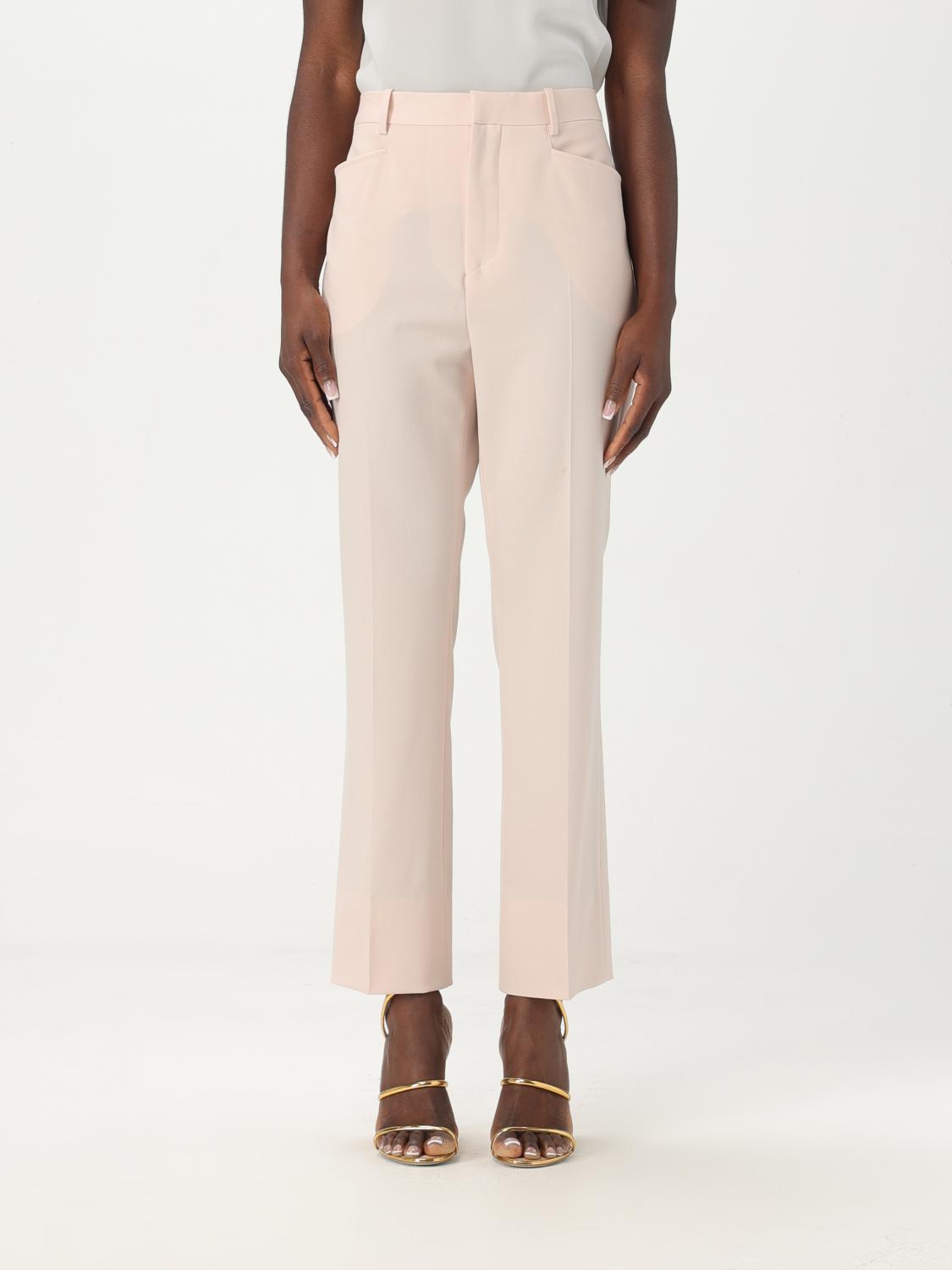 Tom Ford Pressed Crease Trousers In Blush Pink