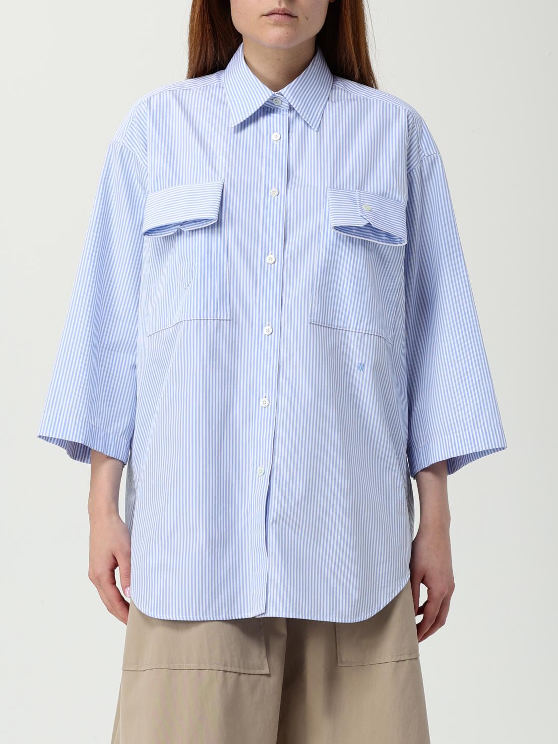 Moschino Shirt  Couture Woman Color Blue