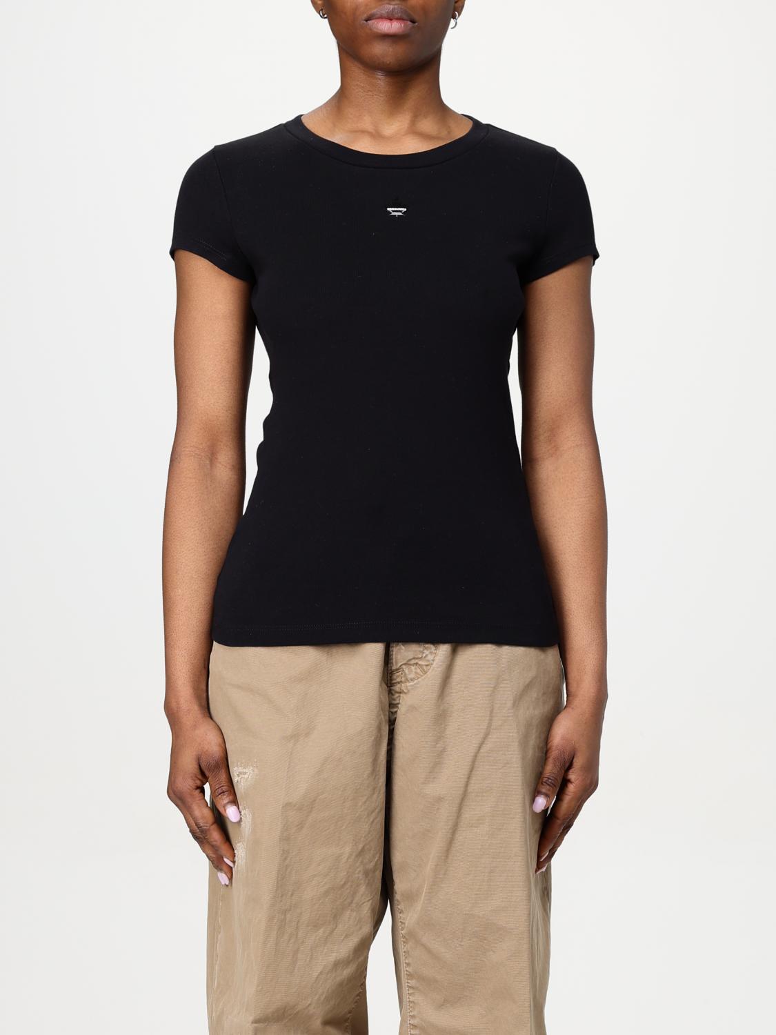 Dsquared2 Black Mini Fit Maple Leaf T-shirt In Black