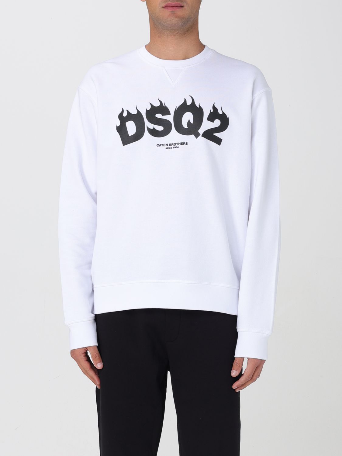 DSQUARED2 SWEATSHIRT DSQUARED2 MEN COLOR WHITE G75242001