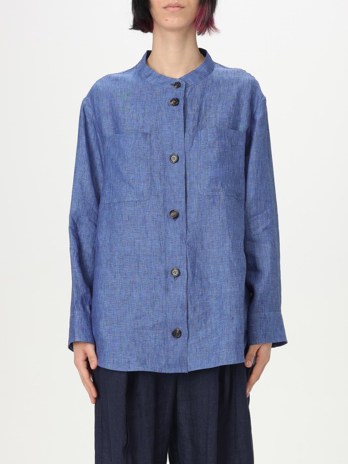 's Max Mara Shirt Woman Color Denim In Denim